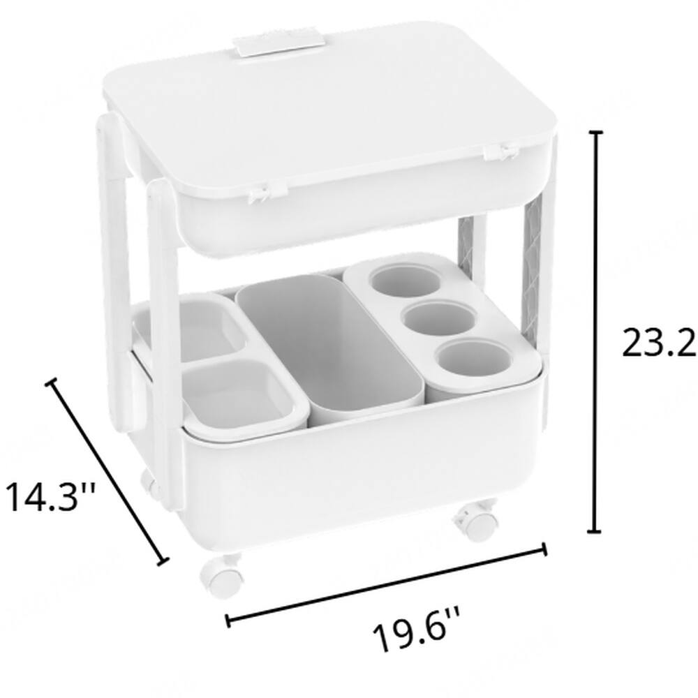 Deli 2-Tier Craft Cart