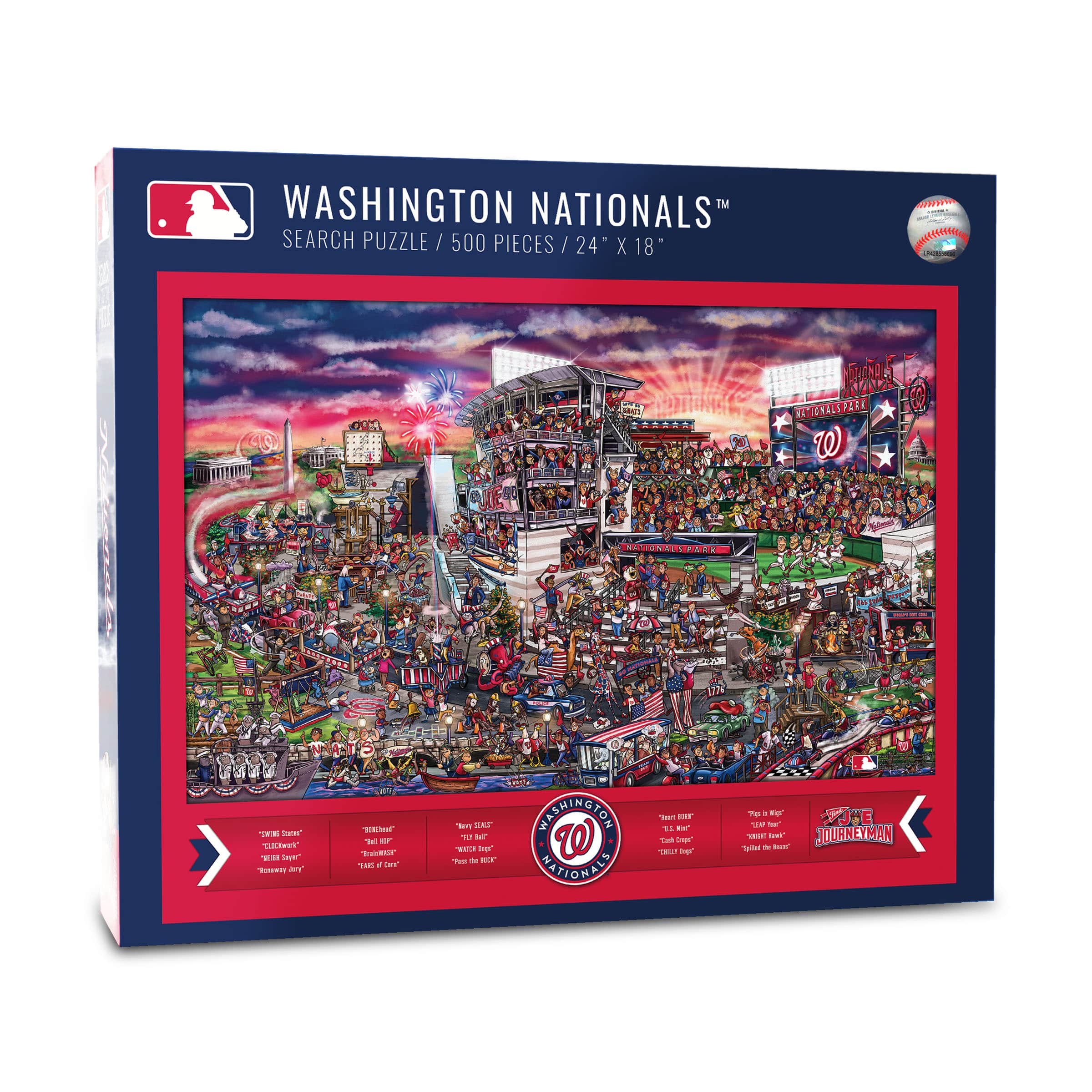 Washington Nationals Joe Journeyman 500 Piece Puzzle