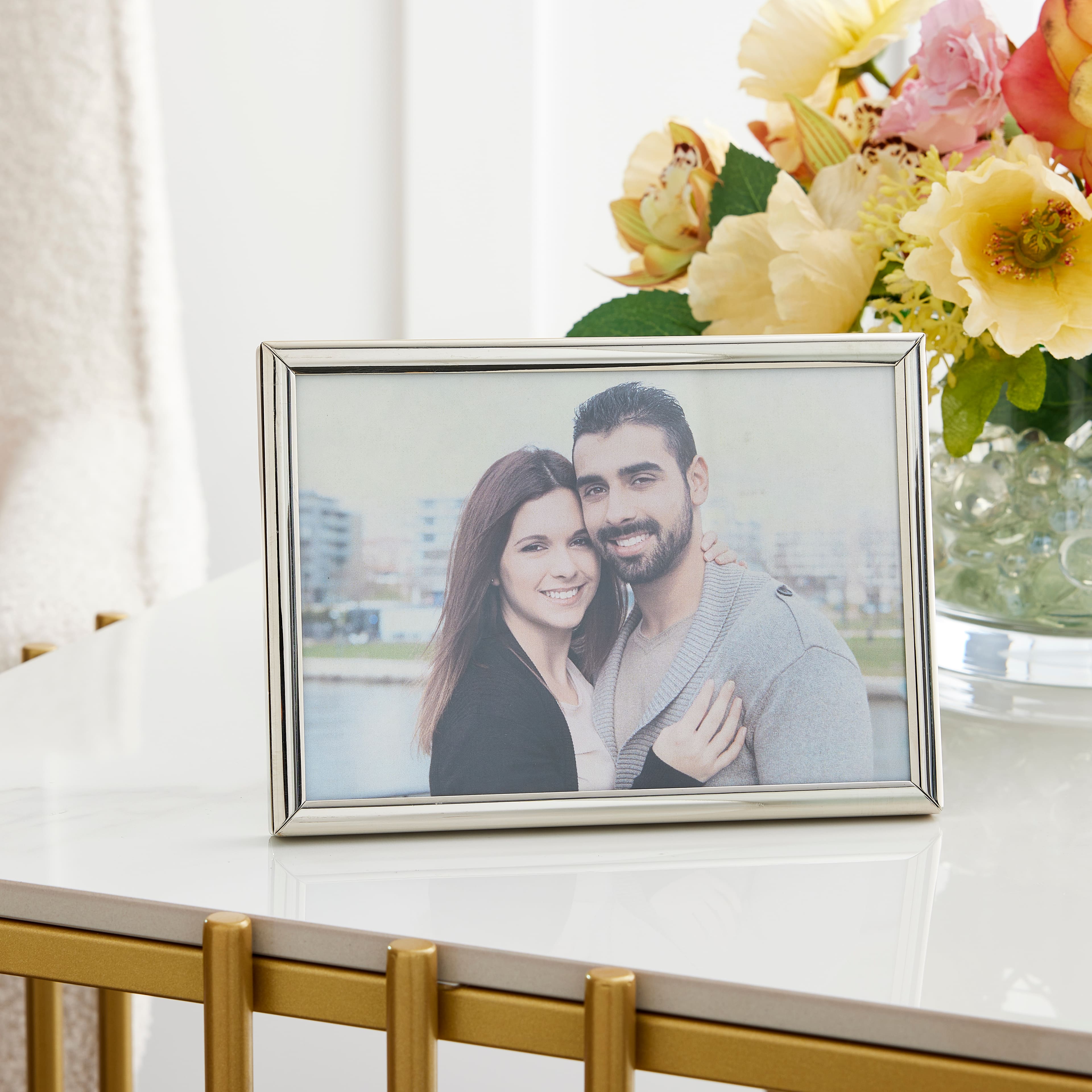 Simply Essentials™ 5" x 7" Polished Silver Frame by Studio Décor®