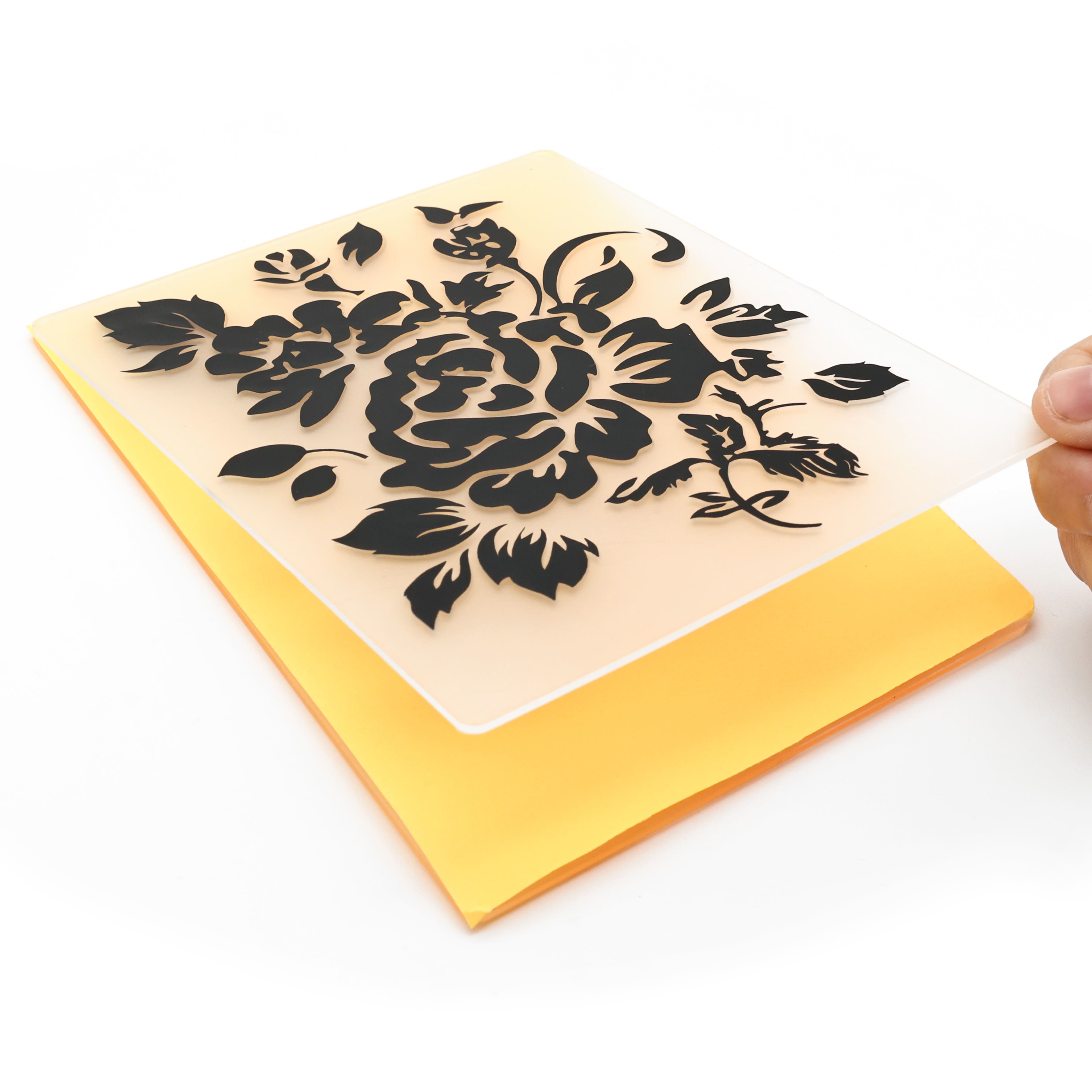 12 Pack: Rose Embossing Folders Set by Recollections™