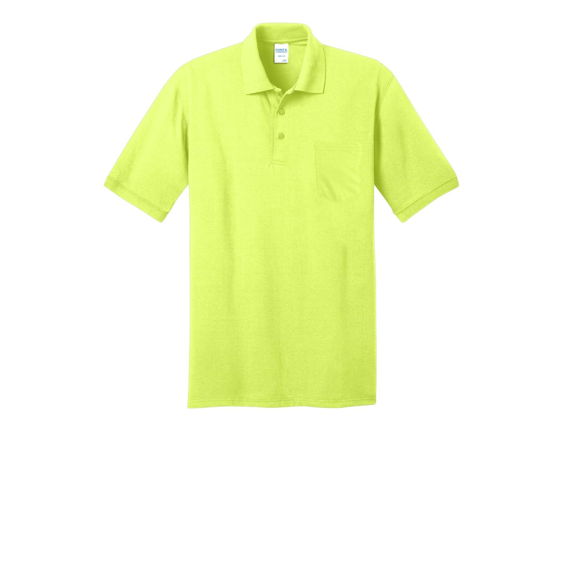 Port & Company® Core Blend Jersey Knit Adult Pocket Polo