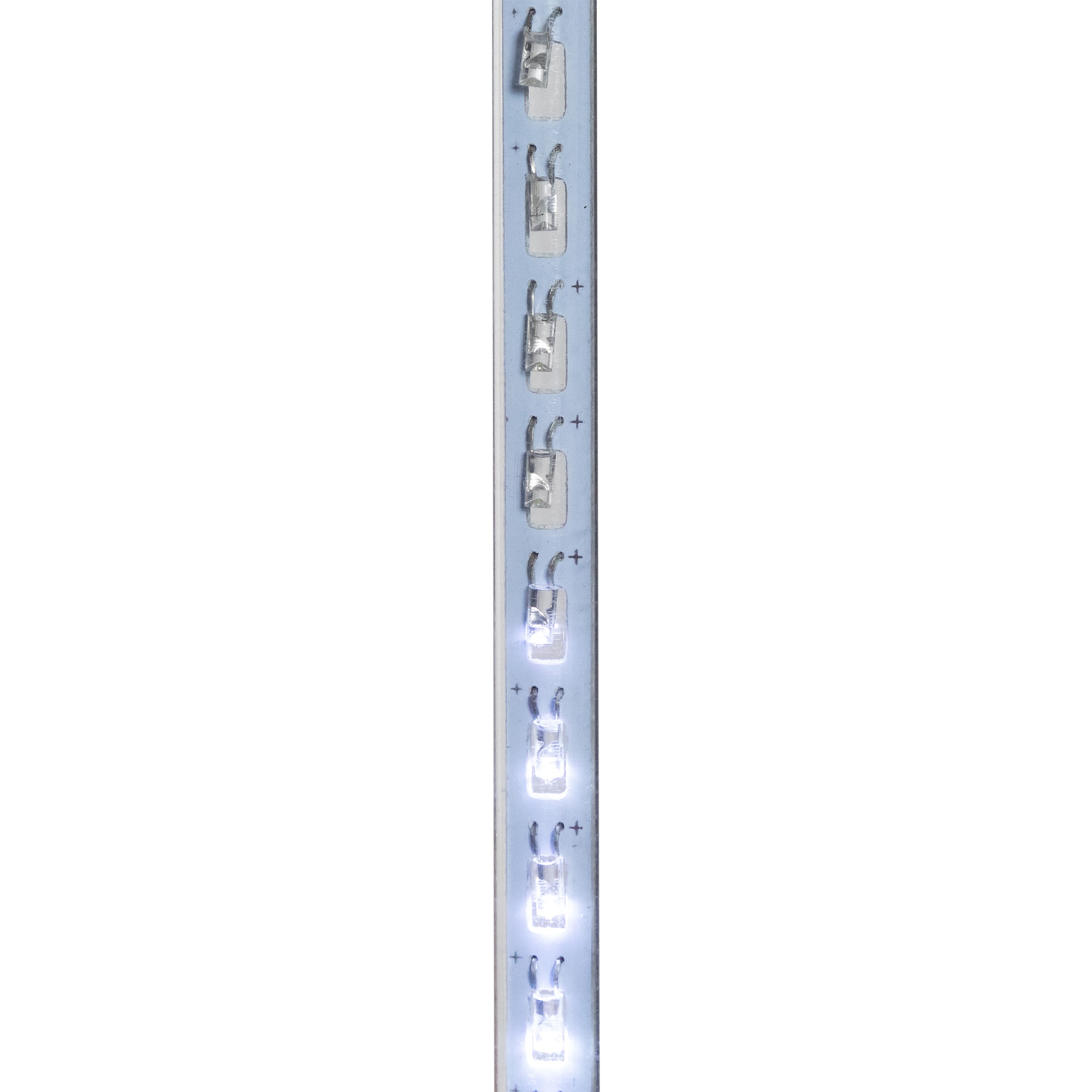 10ct. White Transparent Dripping Icicle Snowfall Christmas Light Tubes with Clear Wire