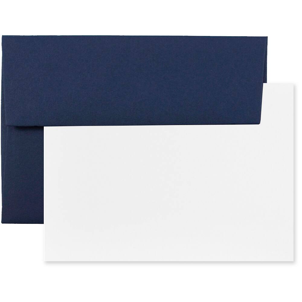 JAM Paper 3.62" x 5.12" Blank Greeting Cards Set with Envelopes