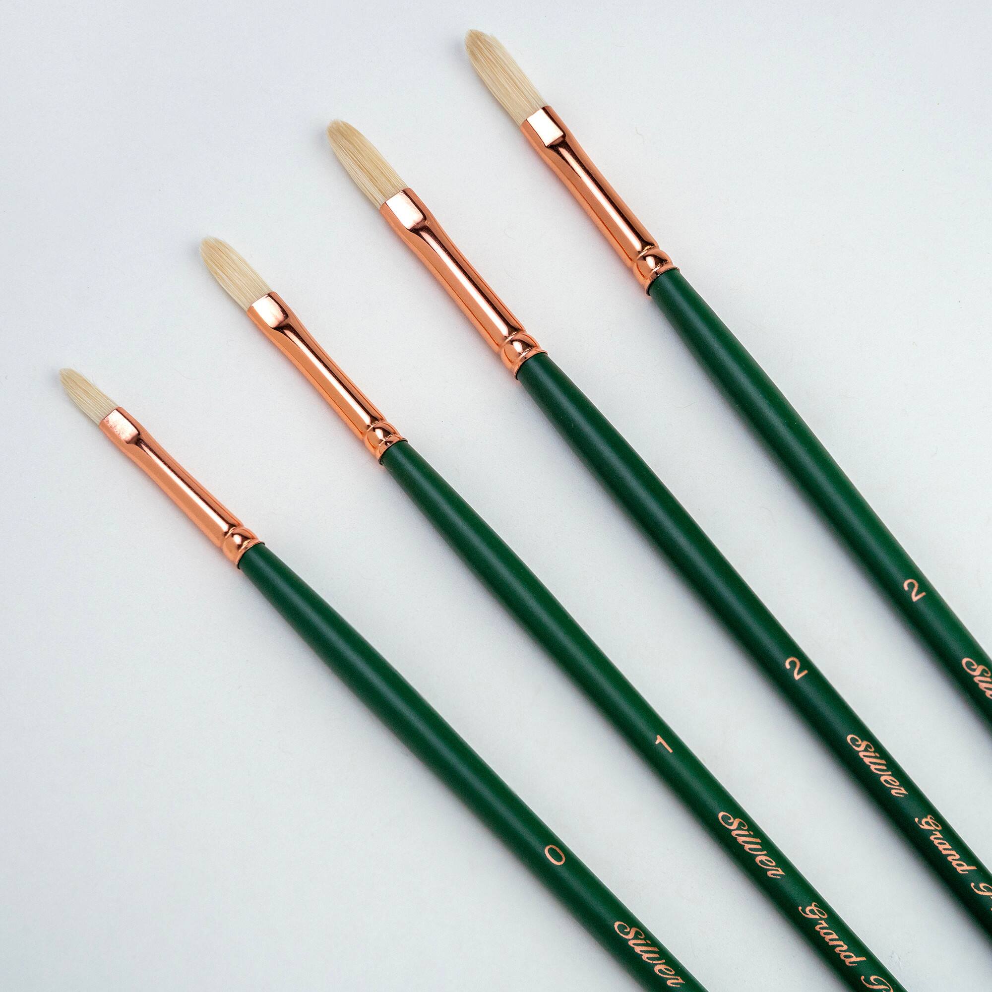 Silver Brush Limited Grand Prix® 4 Piece Multilength Filberts Brush set