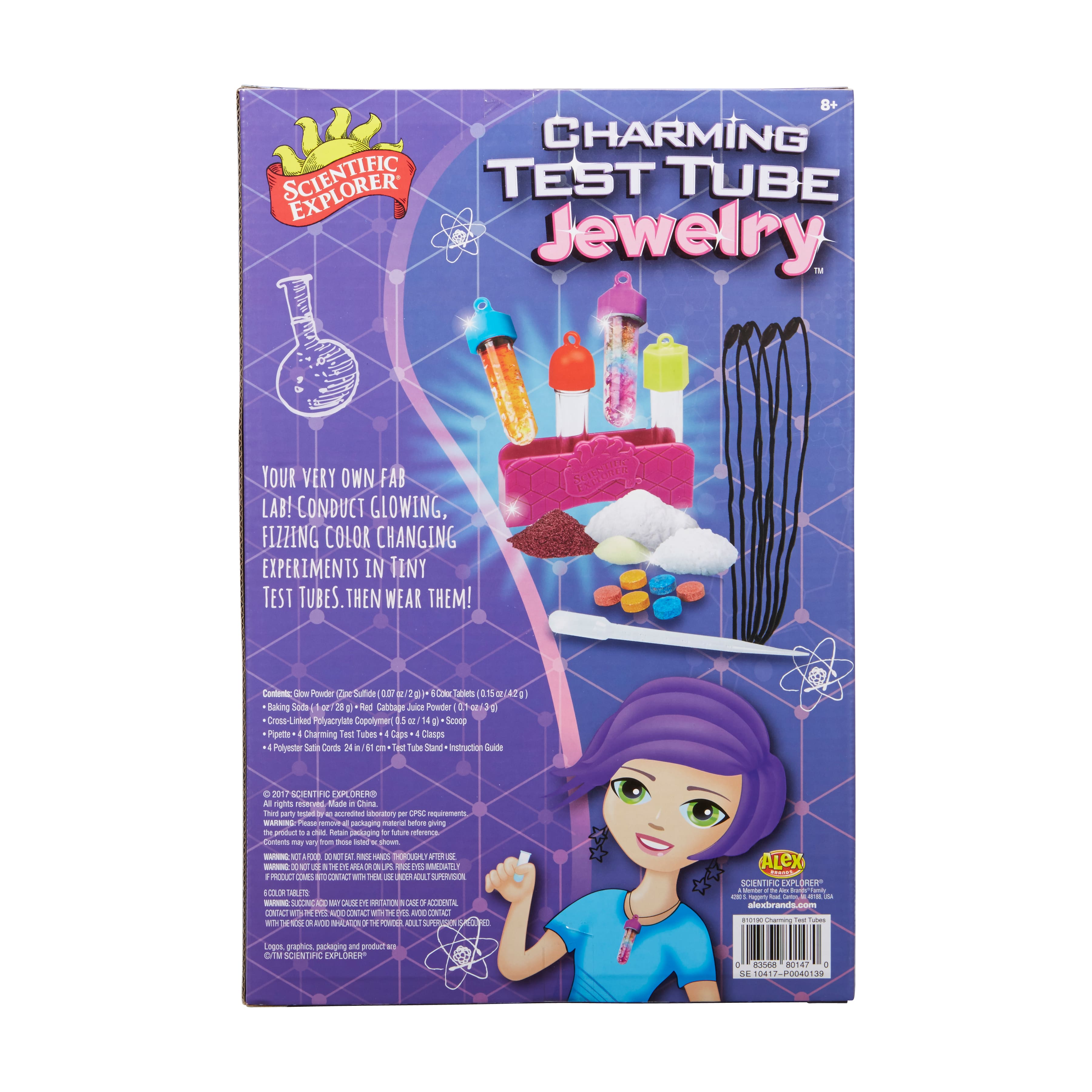 Scientific Explorer Charming Test Tube Jewelry Kit