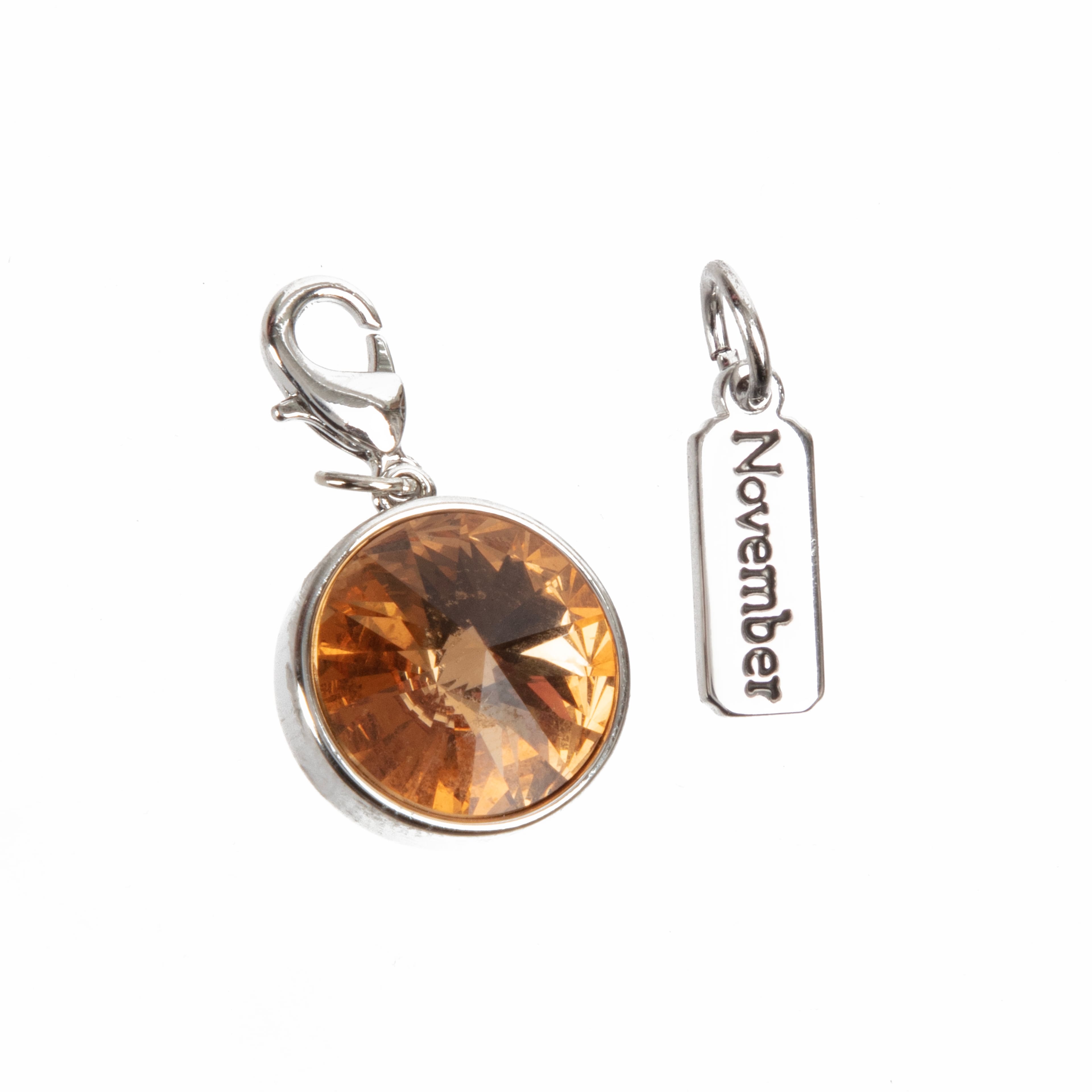12 Pack: Austrian Crystal Birth Month Charm Set by Bead Landing™