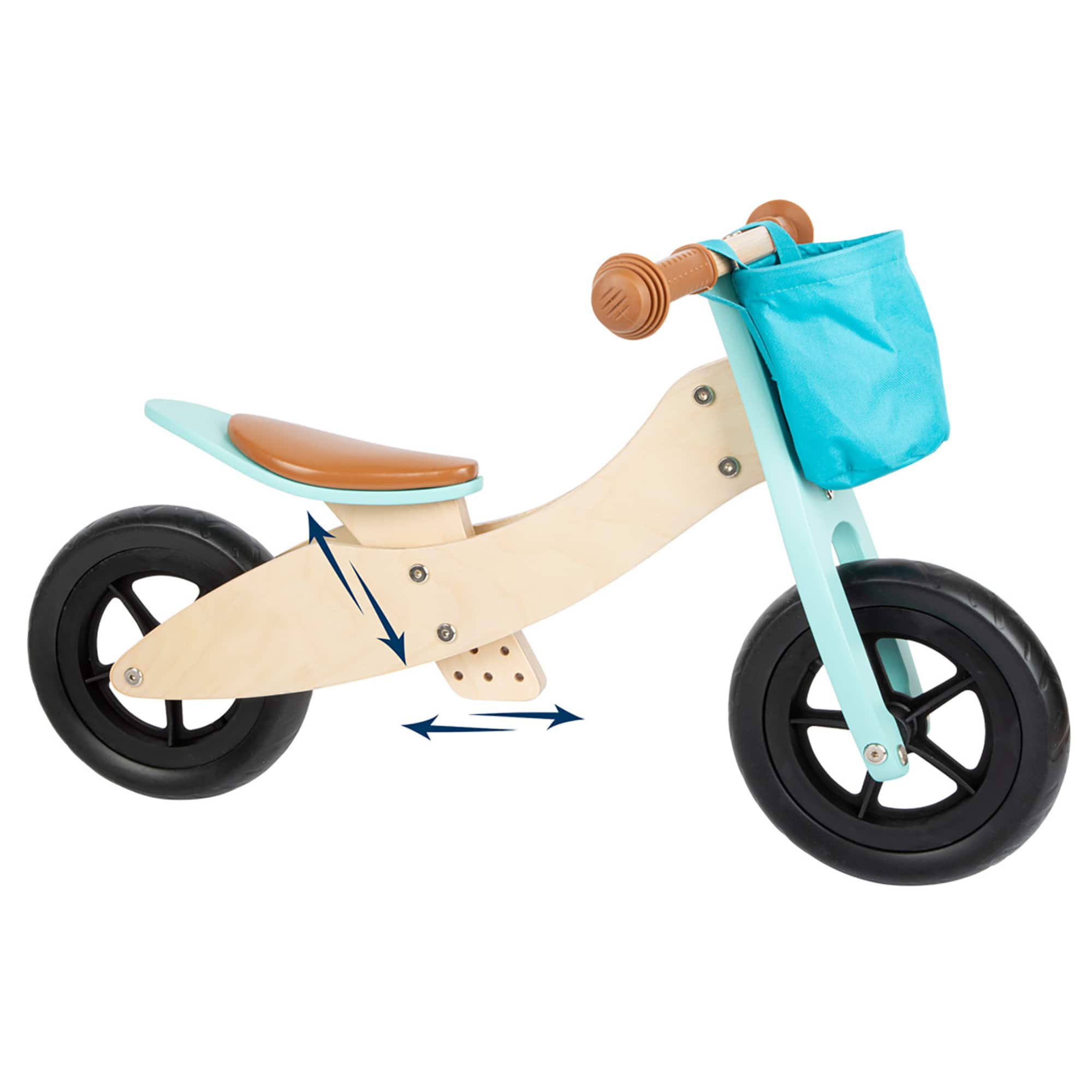 Small Foot Max Blue Training Balance Bike/Trike 2-in-1