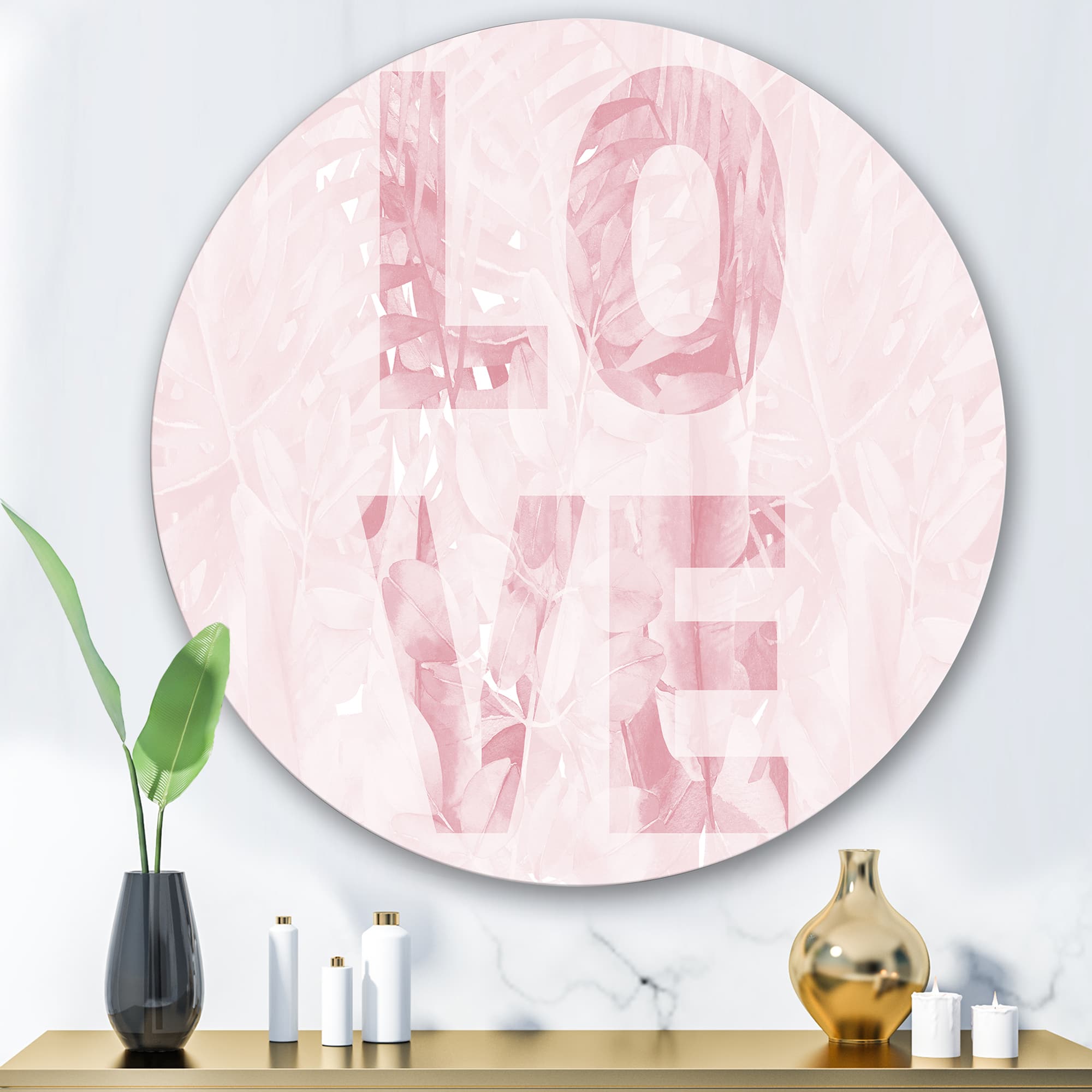 Designart - Pink Pastel Love