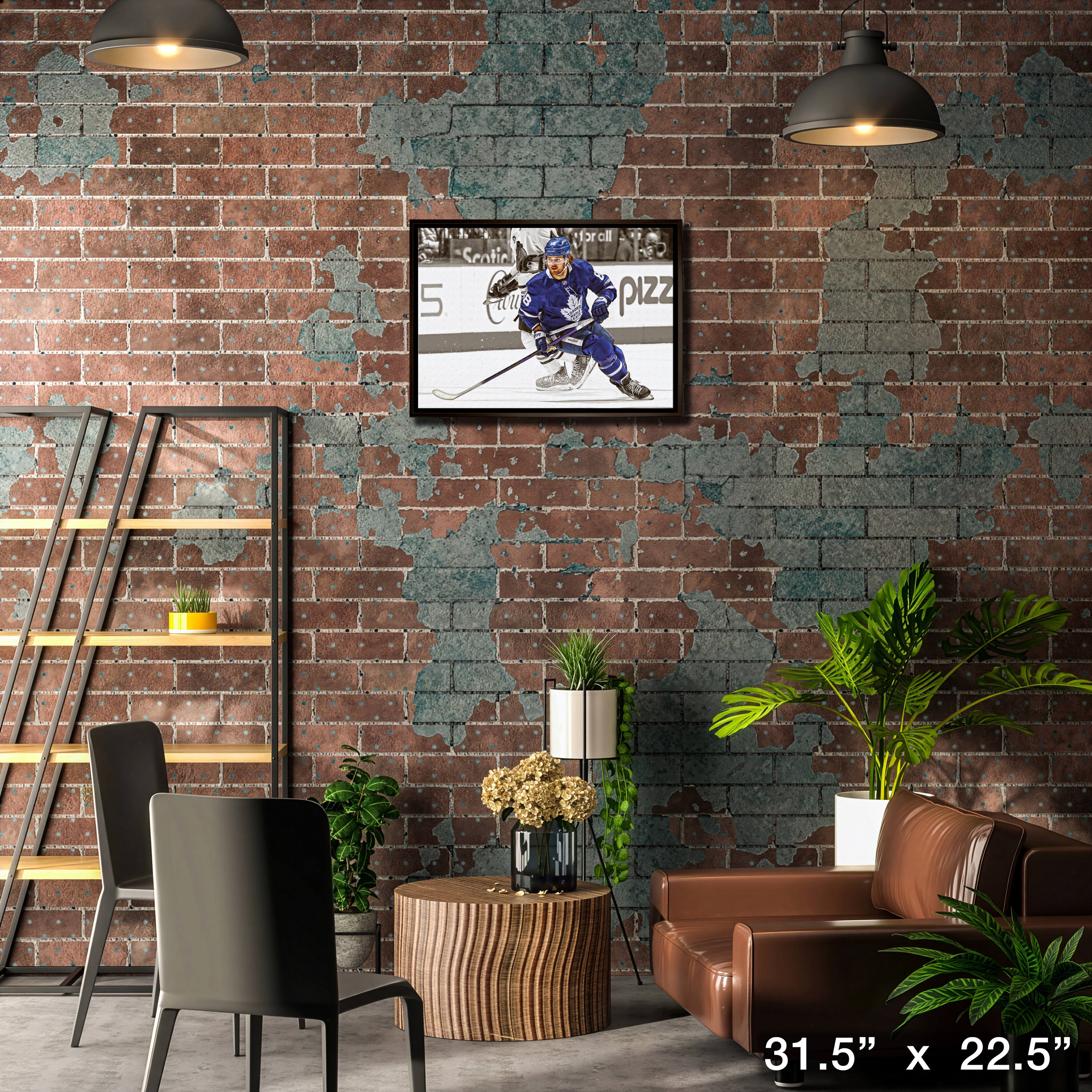 William Nylander Toronto Maple Leafs Framed 20" x 29" Spotlight Canvas 31.5" x 22.5"