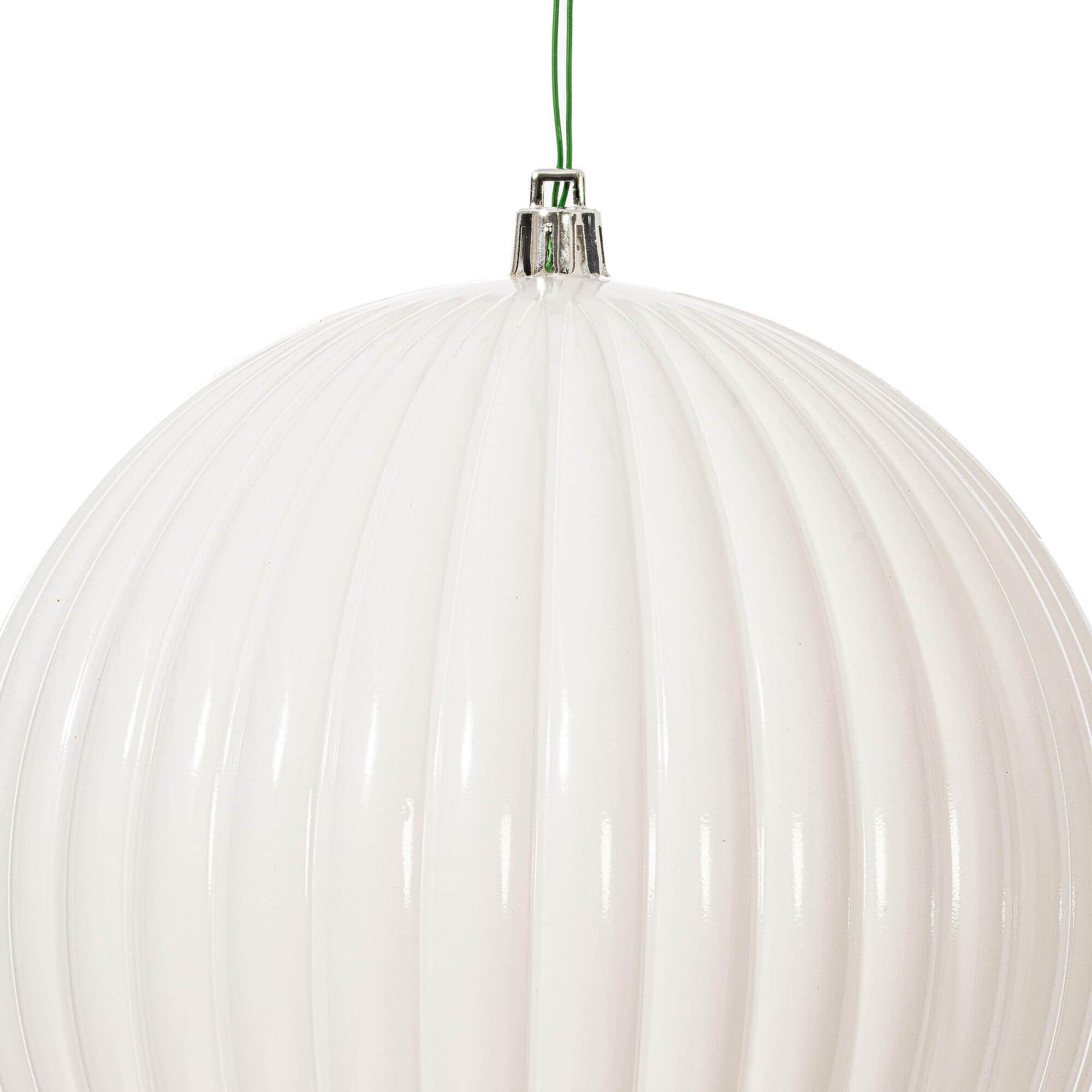Vickerman 6" Shiny Lined Ball Ornaments