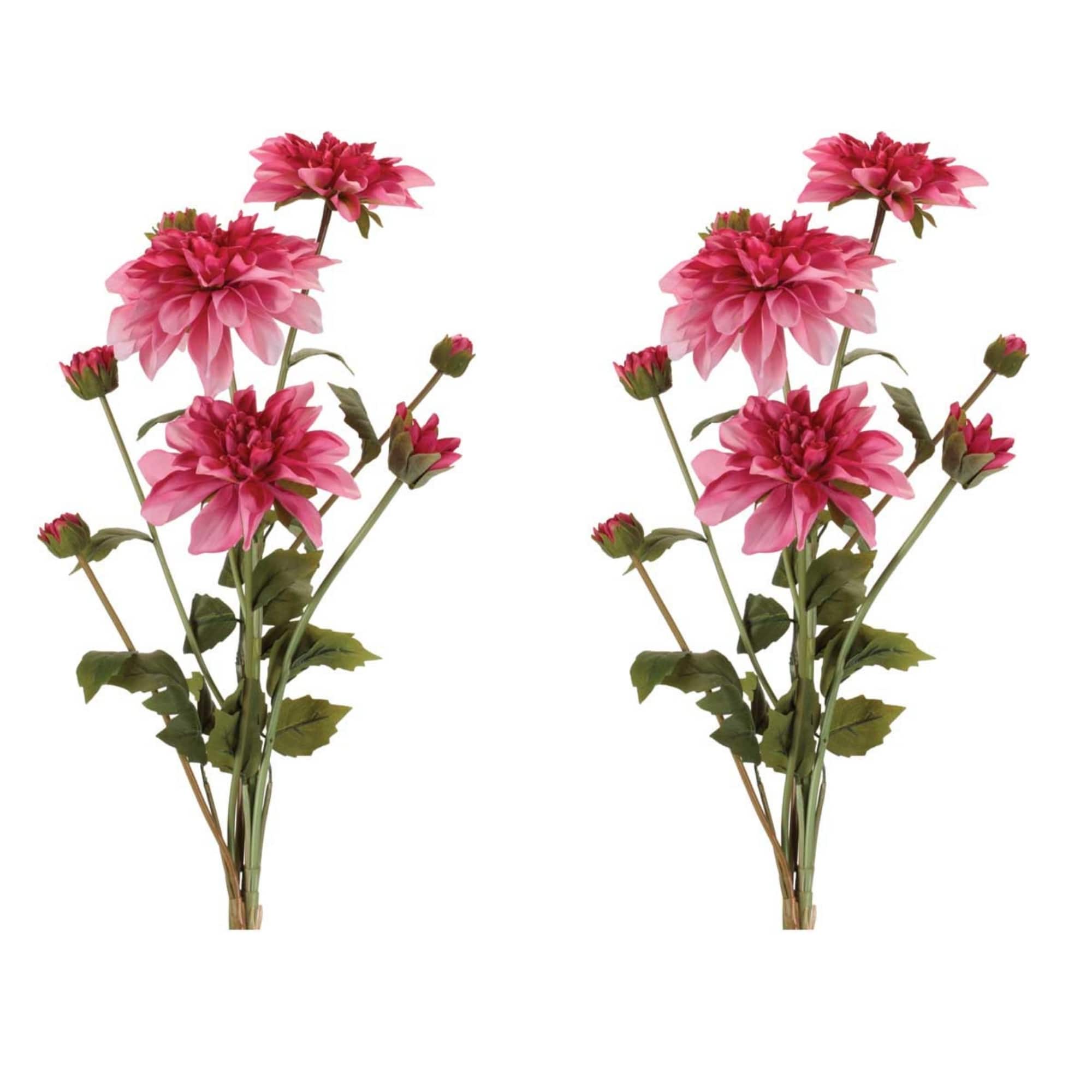Michaels, Melrose 25" Artificial Dahlia Flower Bundles, 2ct. – Category: Stem Bundles