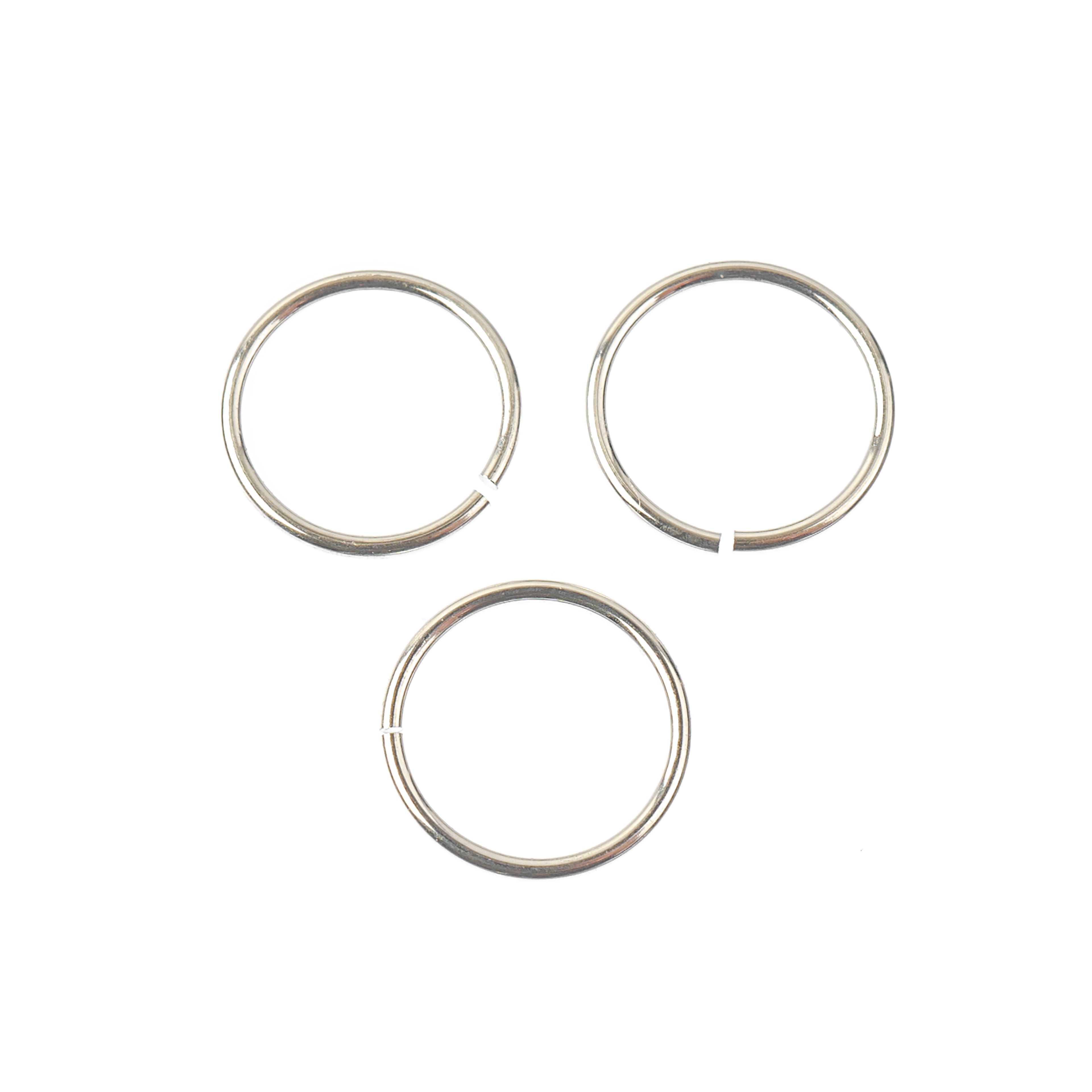 6 Packs: 20 ct. (120 total) 8mm Sterling Silver Jump Rings by Bead Landing™