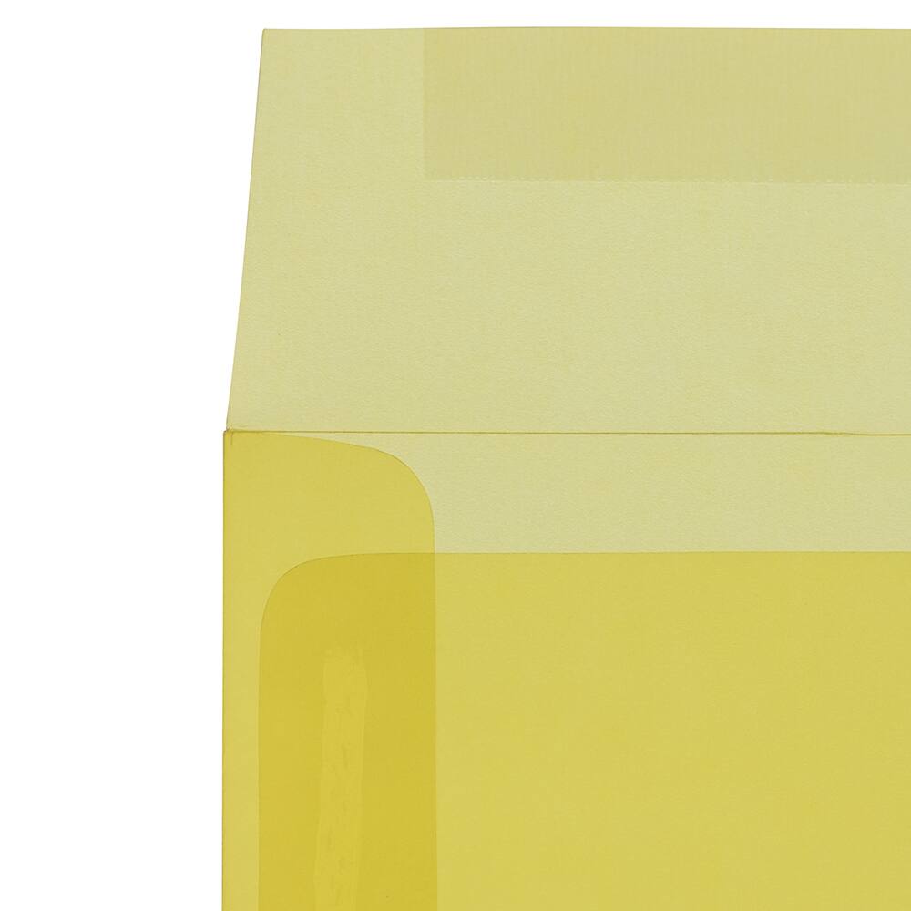 JAM Paper 6" x 6" Translucent Vellum Invitation Envelopes