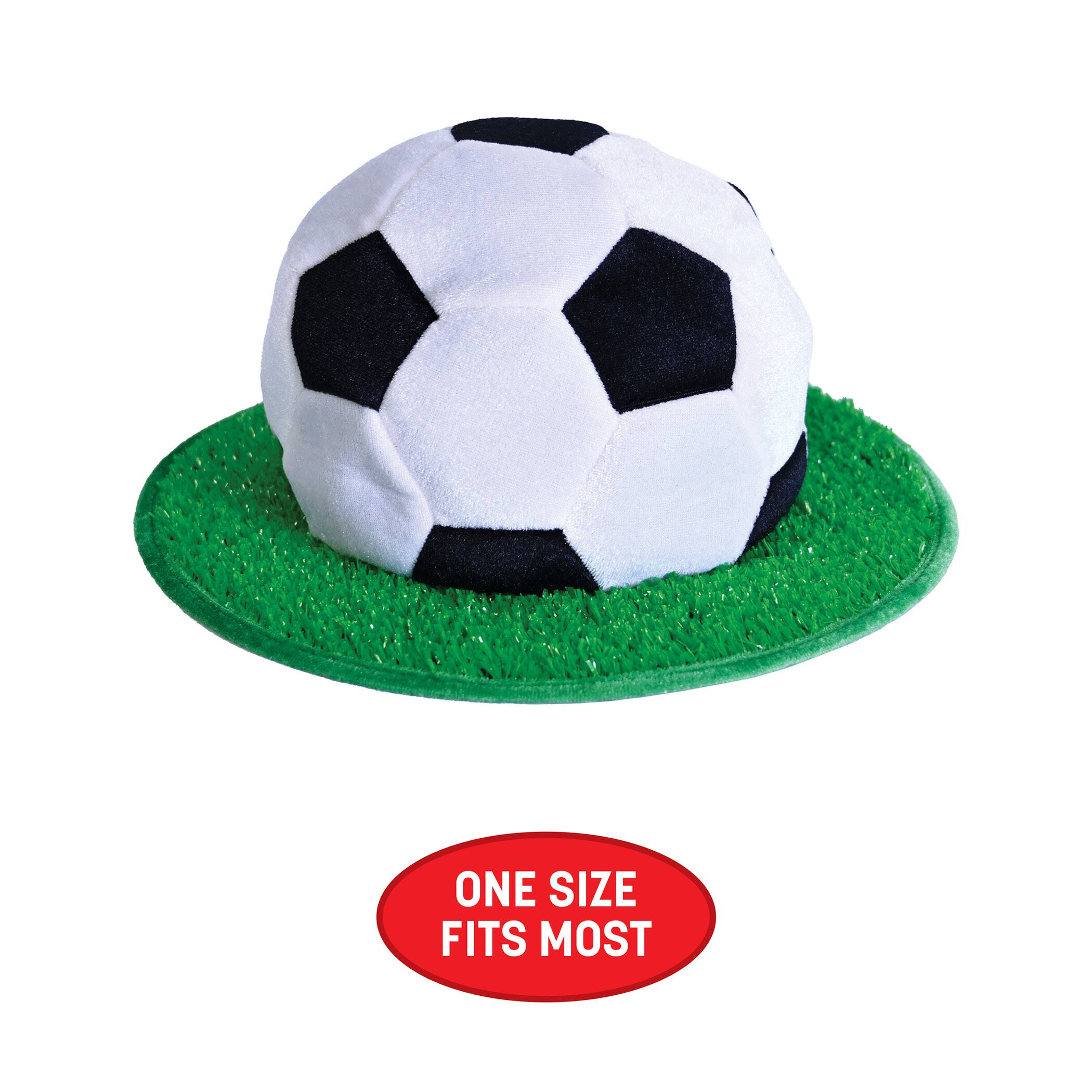 Plush Soccer Ball Hat