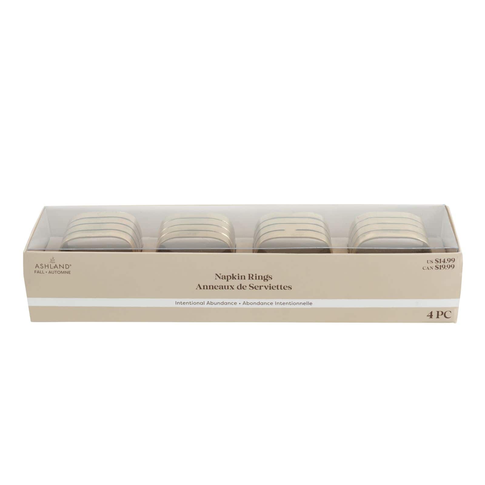 Metal Napkin Rings, 4ct. by Ashland®