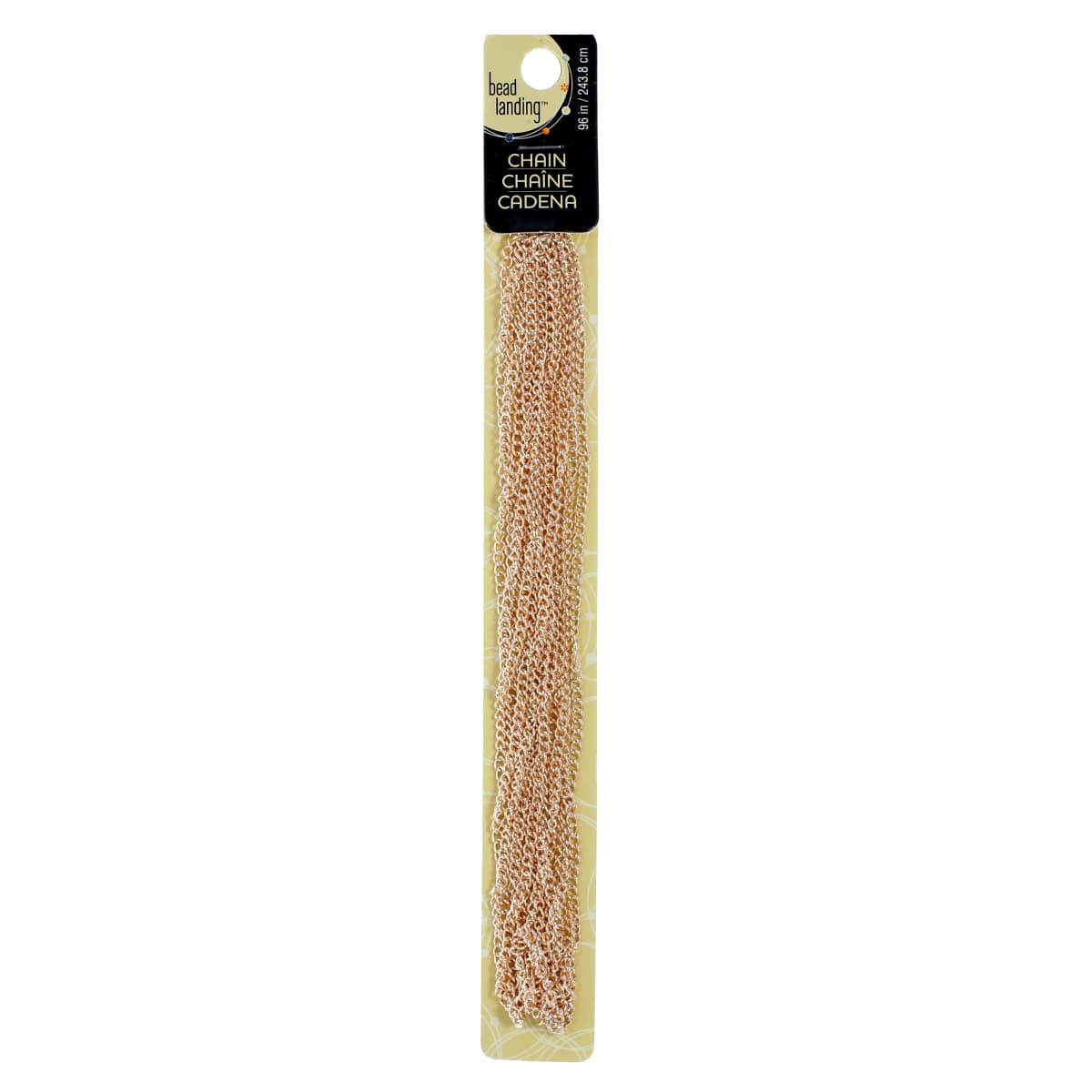 12 Pack: 96" Light Rose Gold Chain by Bead Landing™