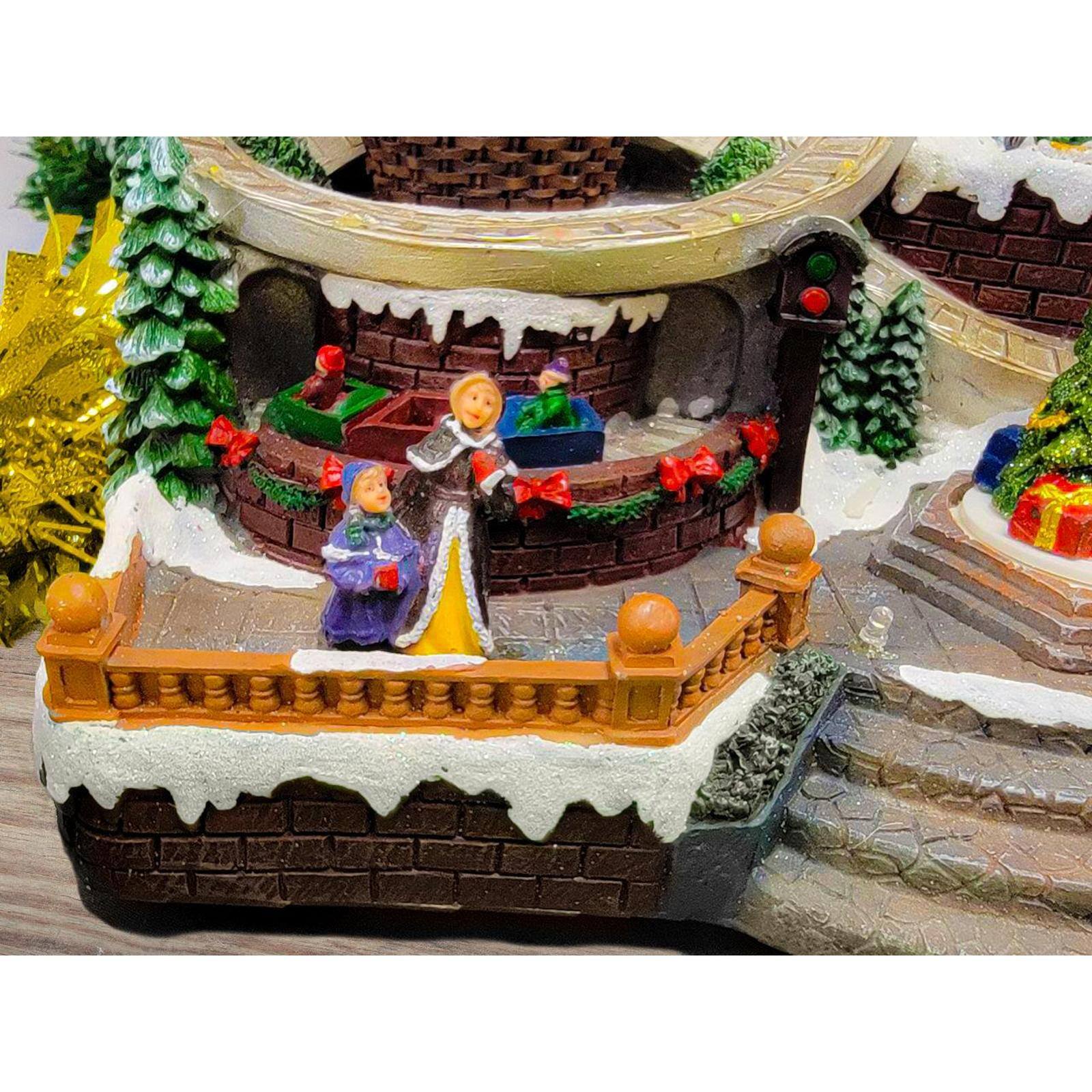 Wizardi Christmas Village with LED Lights 