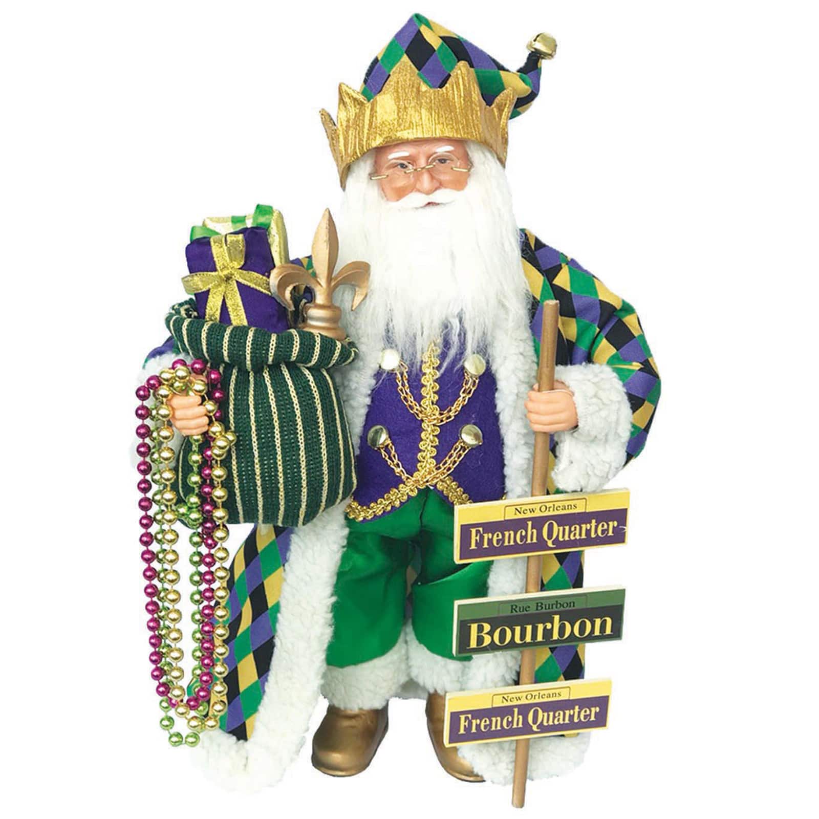 Santa's Workshop 14" French Quarter Claus