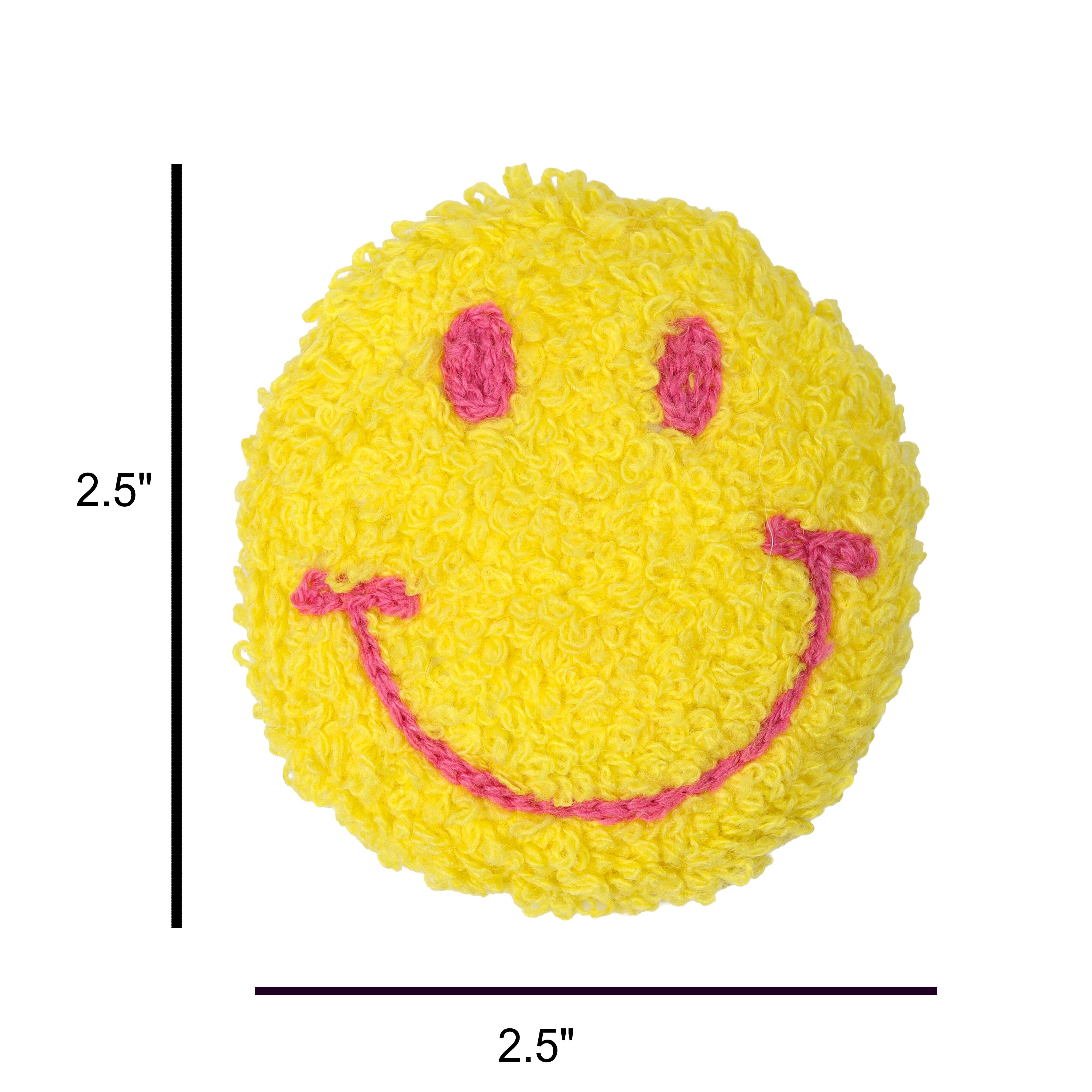 Smiley Face Filled Patch Embellishment by Celebrate It