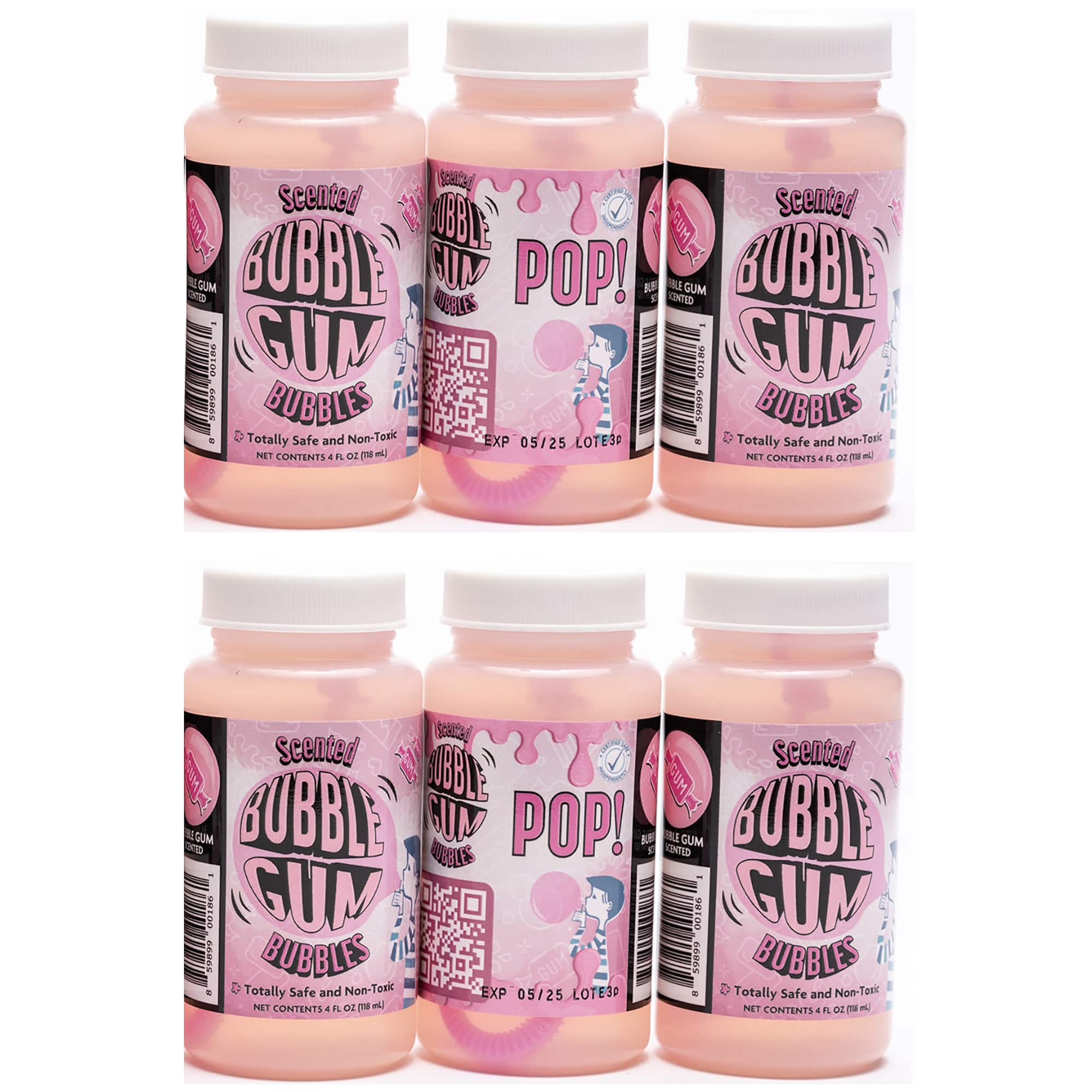 Atomic Bubbles 4oz. Bubble Love Bubblegum Scented Bubbles