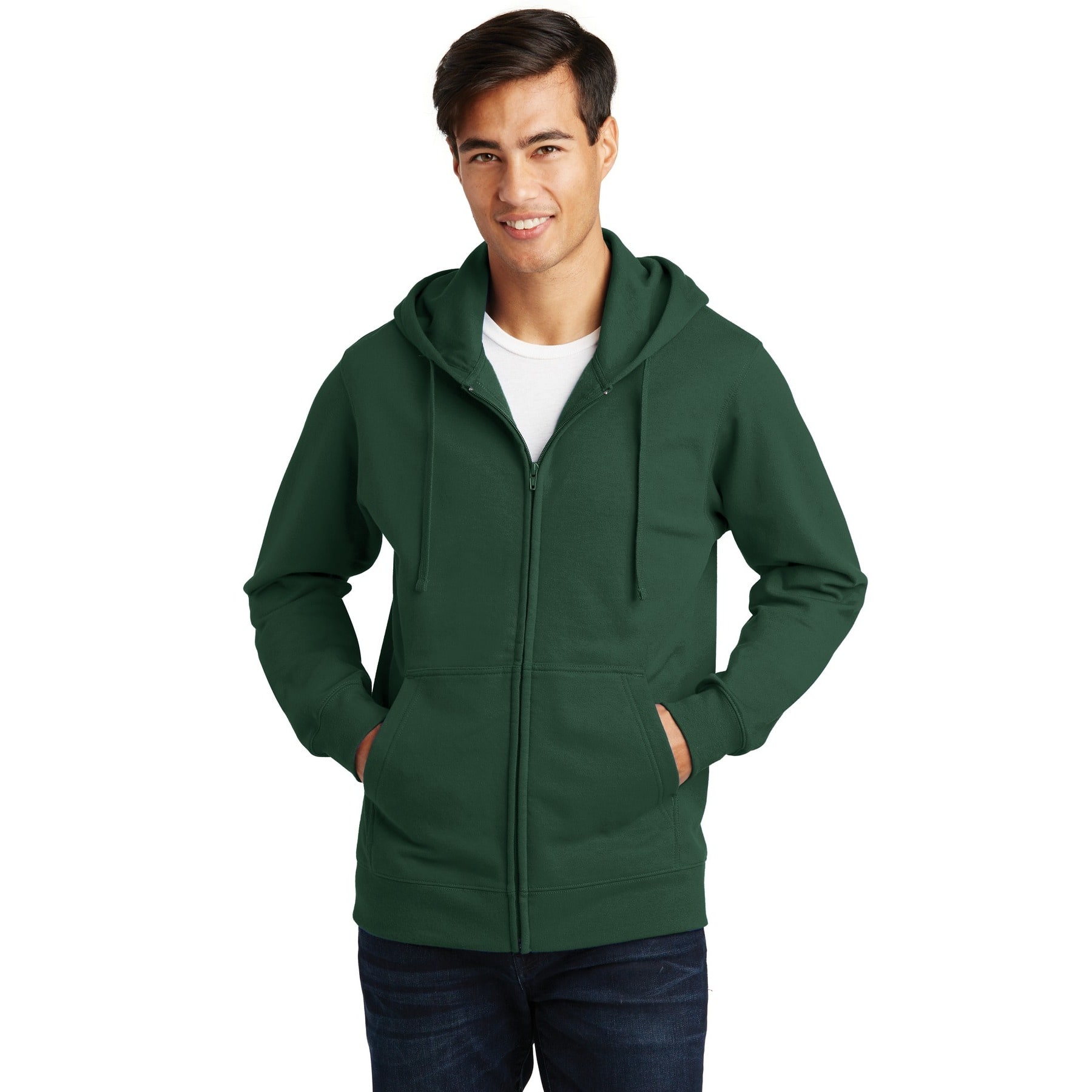 Port & Company® Fan Favorite Fleece Full-Zip Hooded Sweatshirt