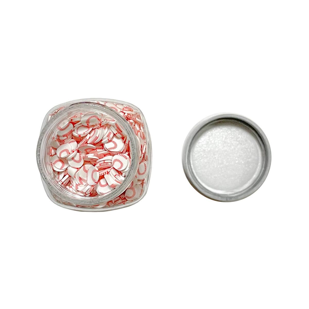 Specialty Glitter Baseball Shapes by Recollections™