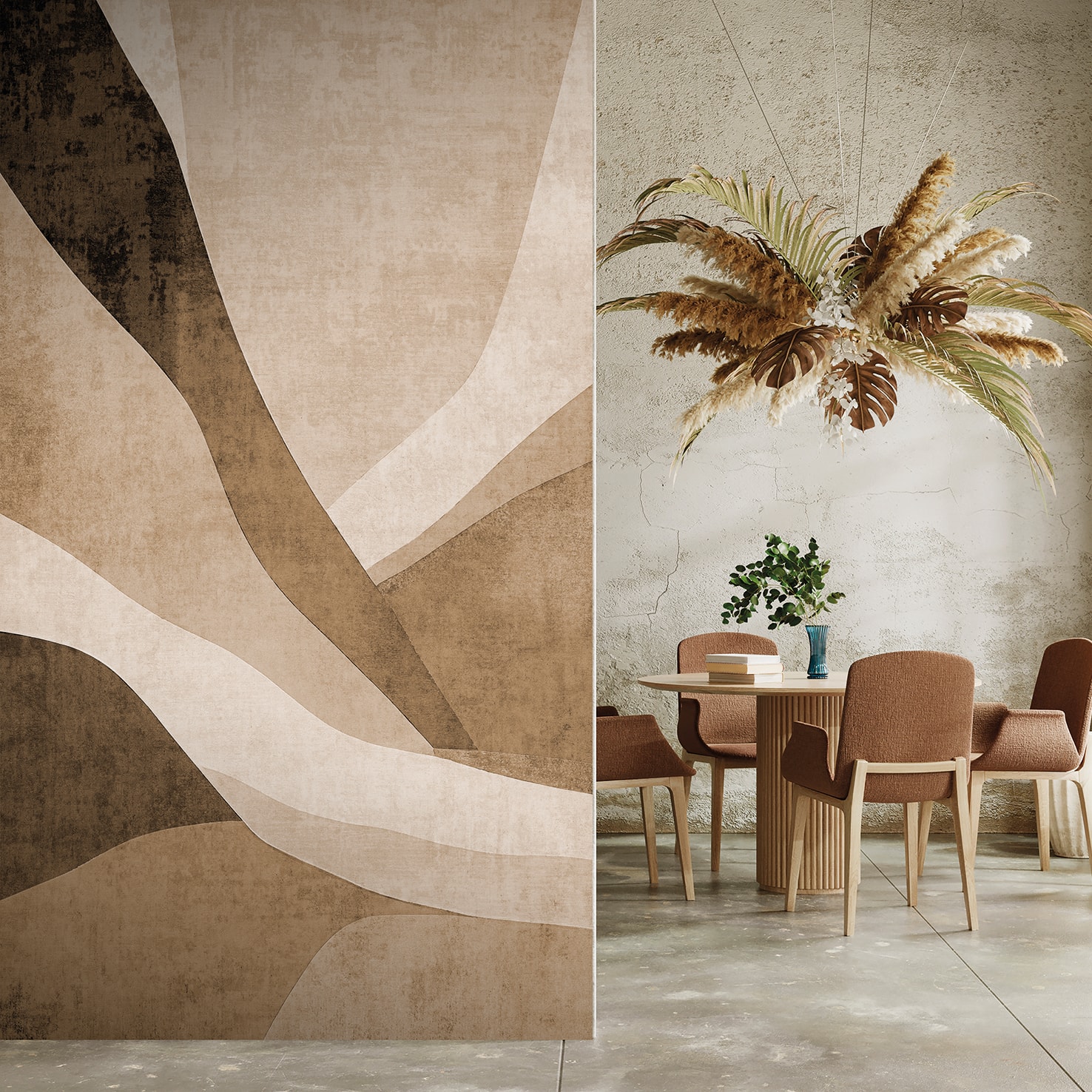 Designs Direct Curvilinear Canyon Wall Mural