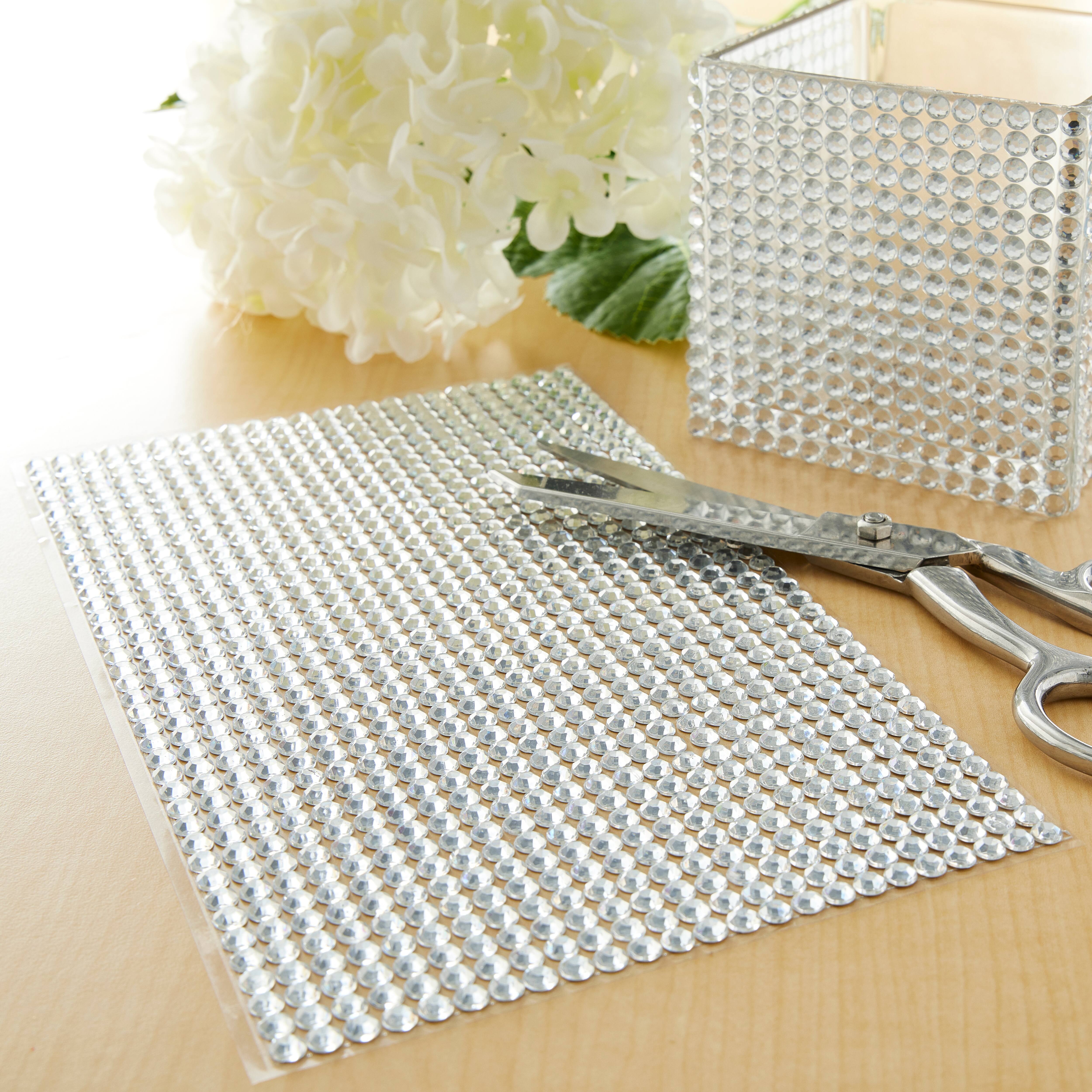 12 Pack: Clear Large Bling Sticker By Recollections™