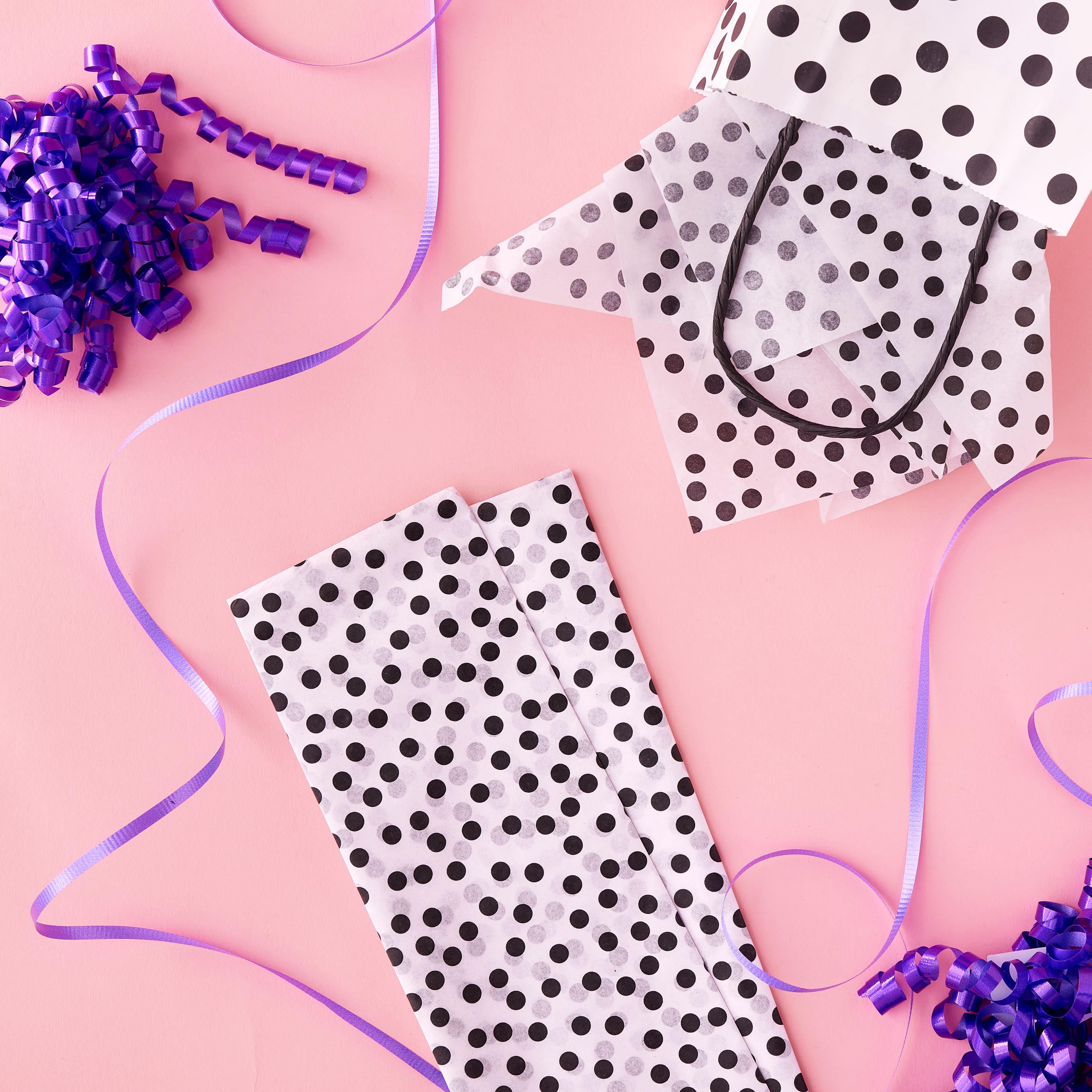 24 Packs: 8 ct. (192 total) Dotted Tissue Paper Sheets by Celebrate It
