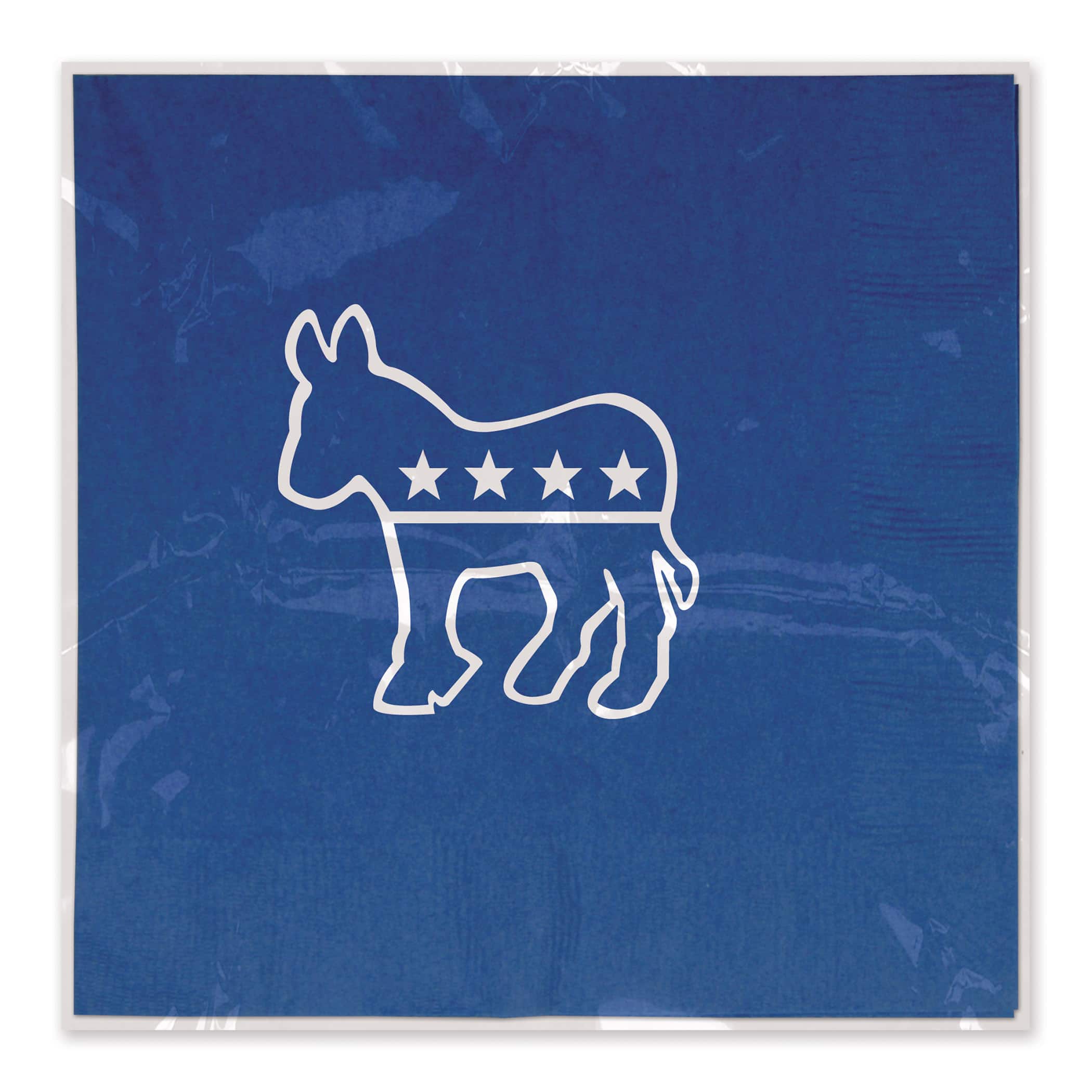 Beistle 6.5" Blue Democratic Luncheon Tissue Paper Napkins, 32ct.