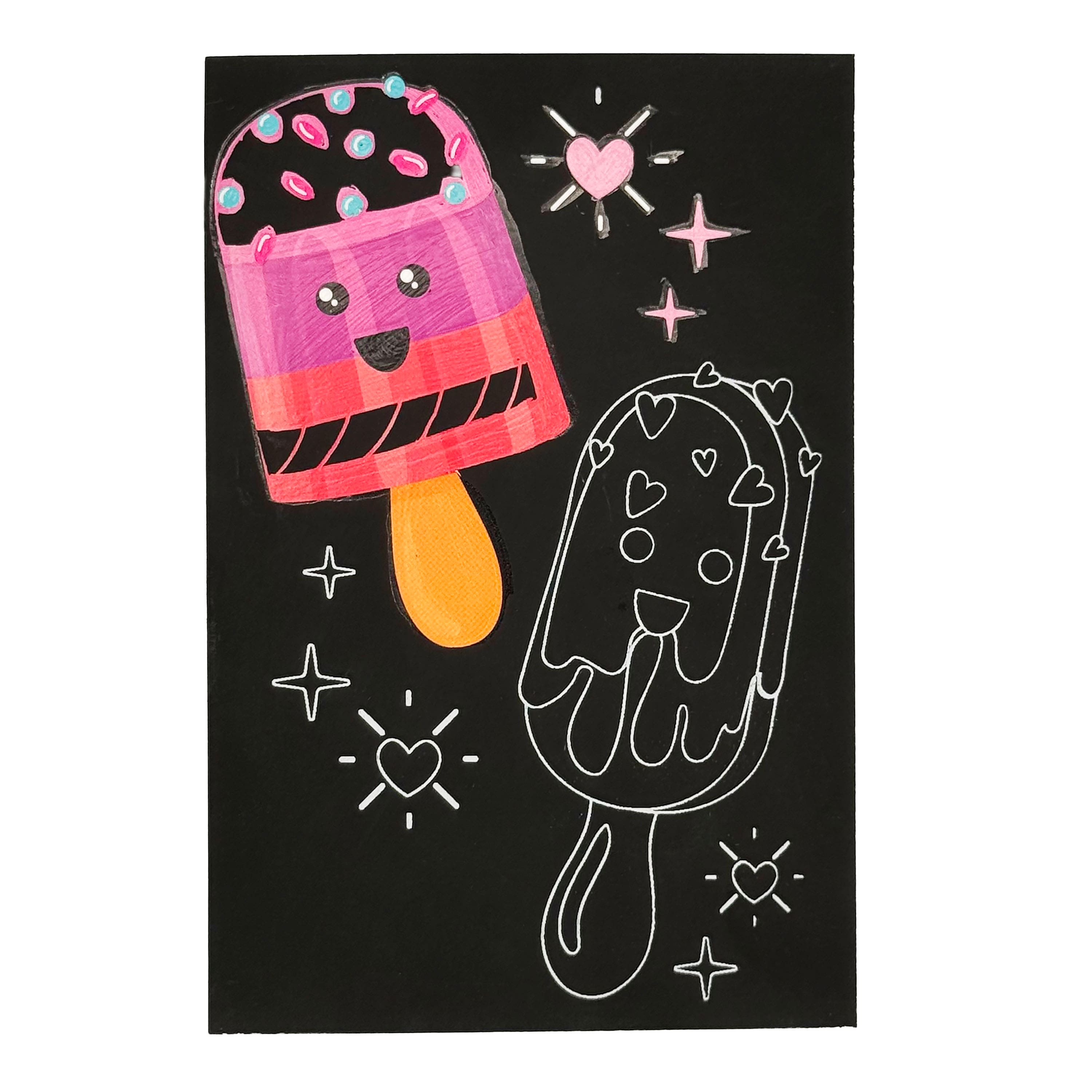 Little Yellow Bicycle® Sundae Mini Scratch Art Kit