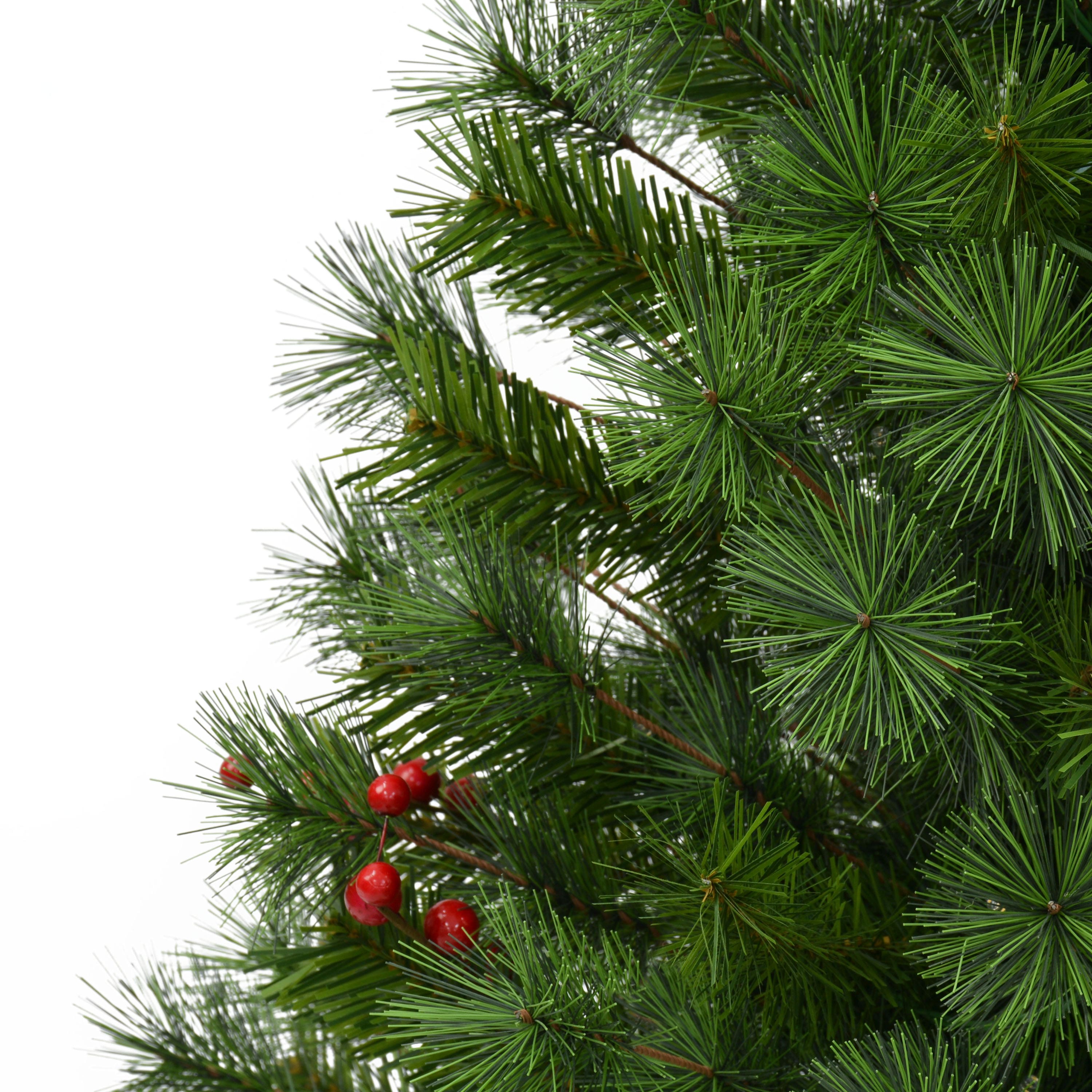 3.5ft. Pre-Lit Battery-Operated Potted Adorned Artificial Christmas Trees, Warm White LED Lights, 2ct.