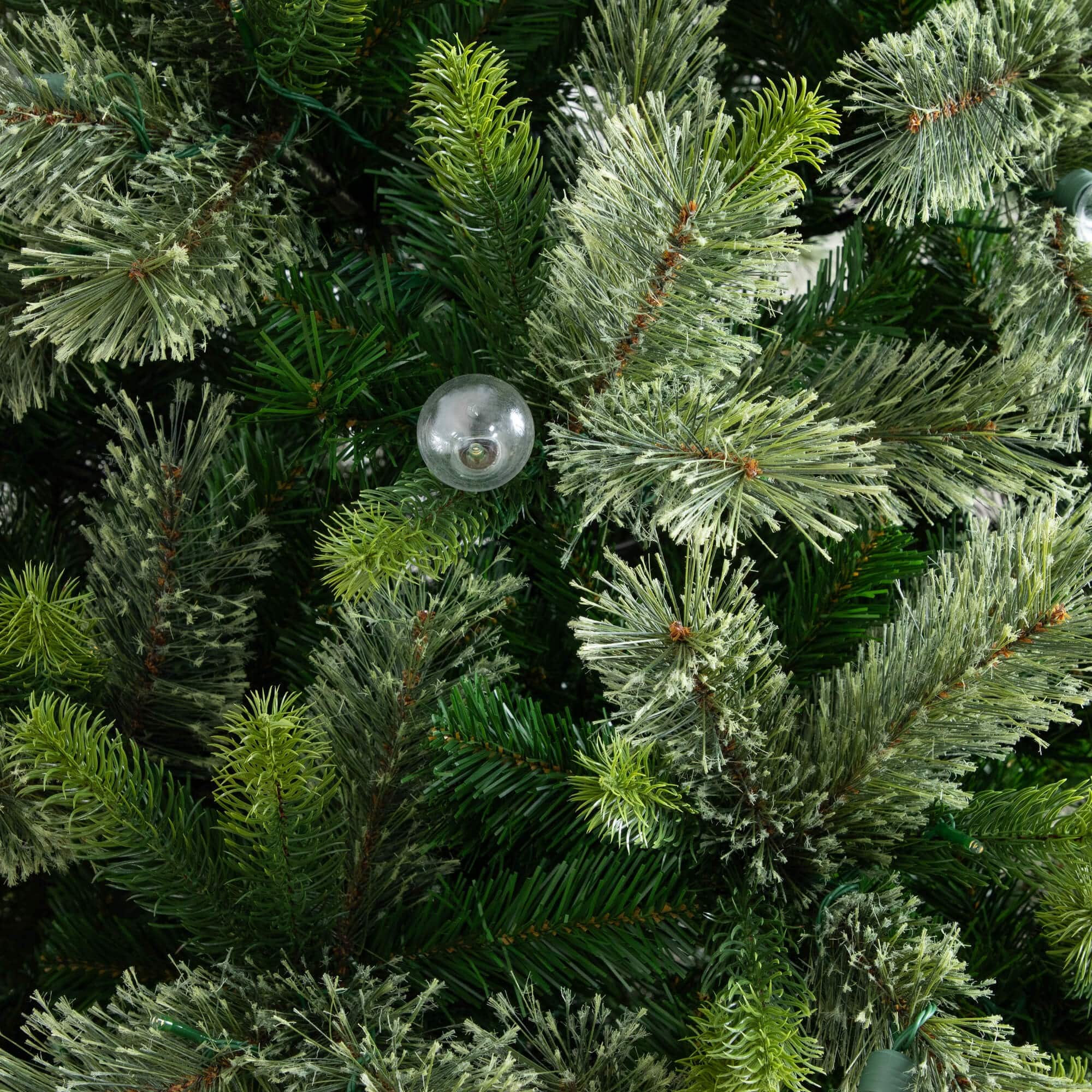 7.5ft. Pre-Lit Artificial Christmas Tree with Warm White LED Lights