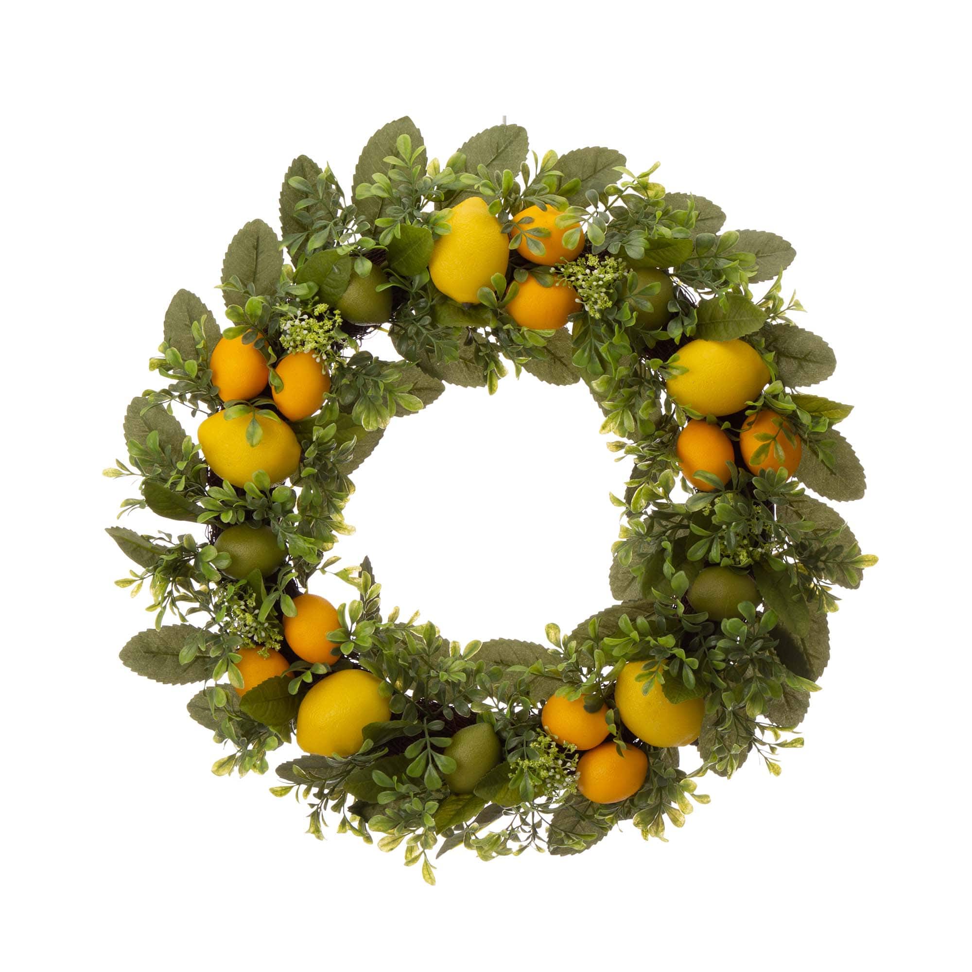 Glitzhome® 22'' Lemon Wreath