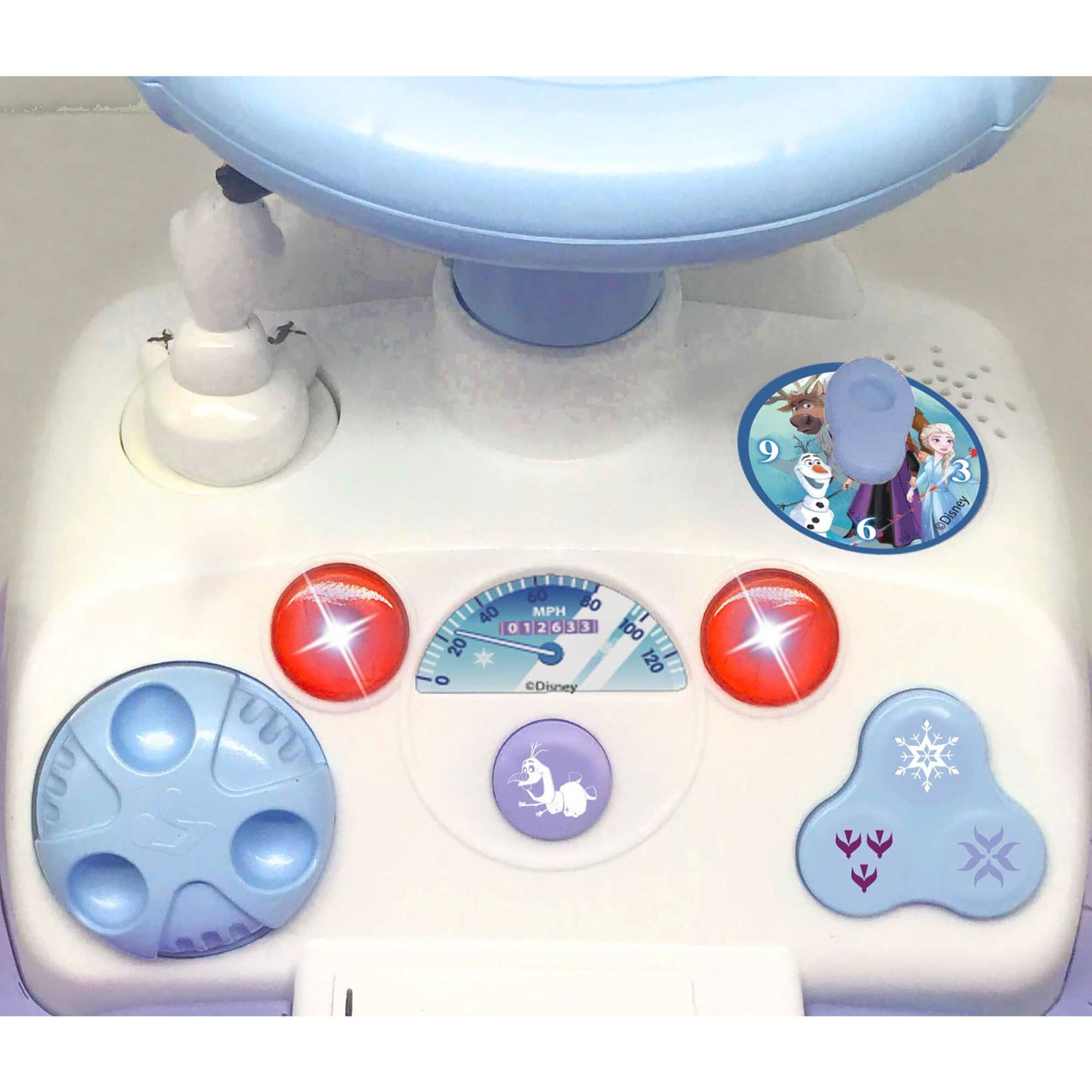 Kiddieland Frozen 2 Magical Lights and Sounds Snow Globe Ride-On