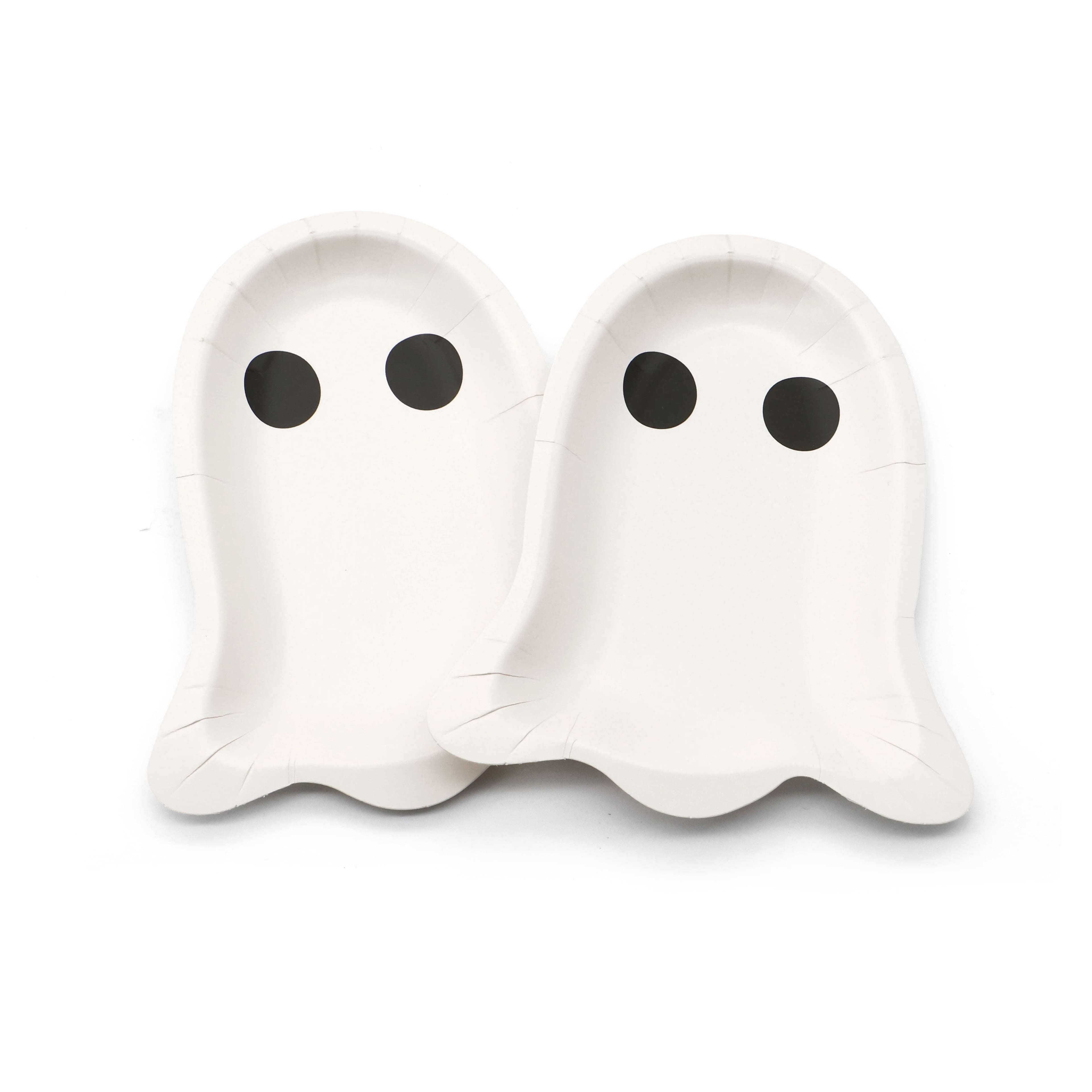 7" Halloween Ghost Paper Snack Plates, 10ct. by Celebrate It™