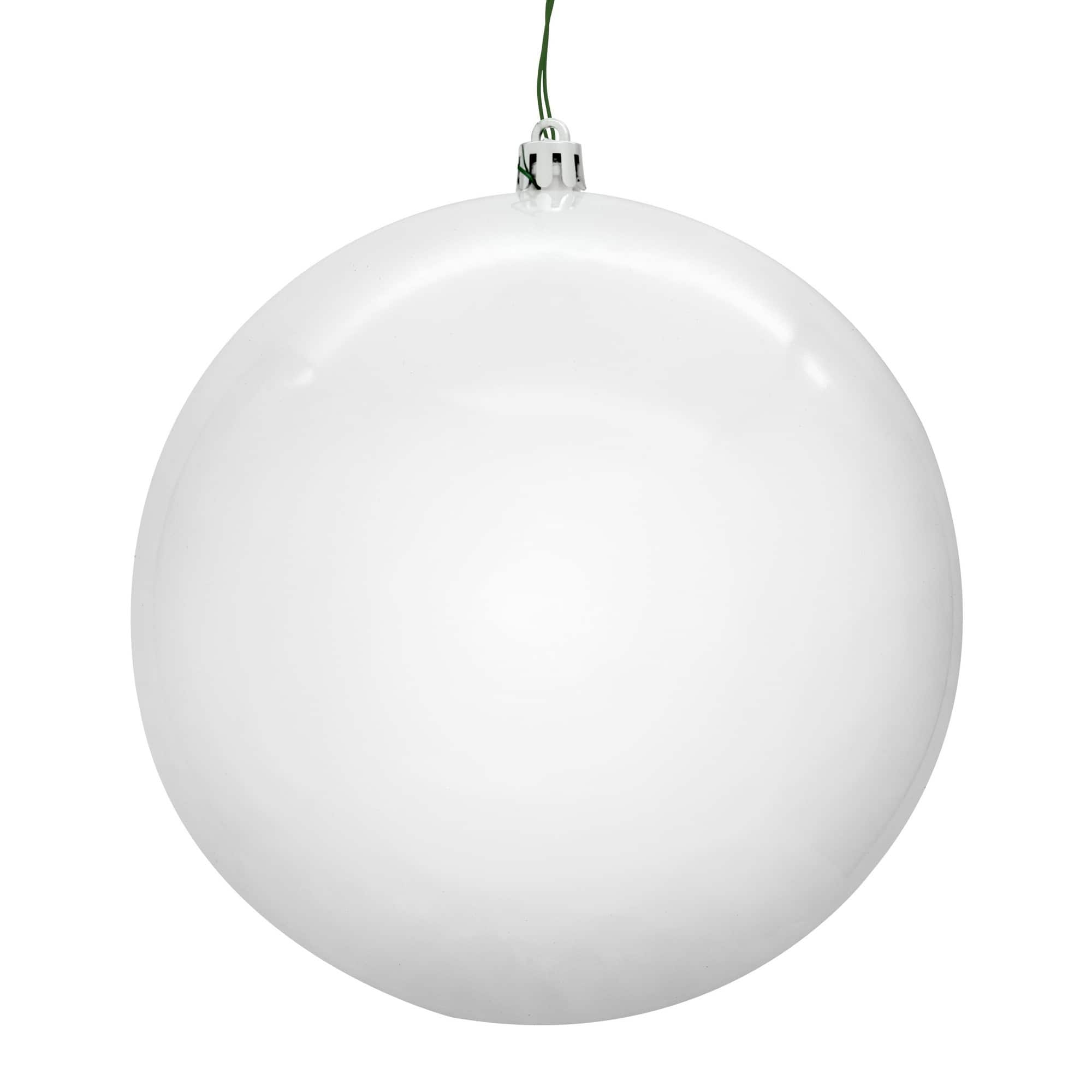 Vickerman 8" Shiny Seamless Ball Christmas Ornament