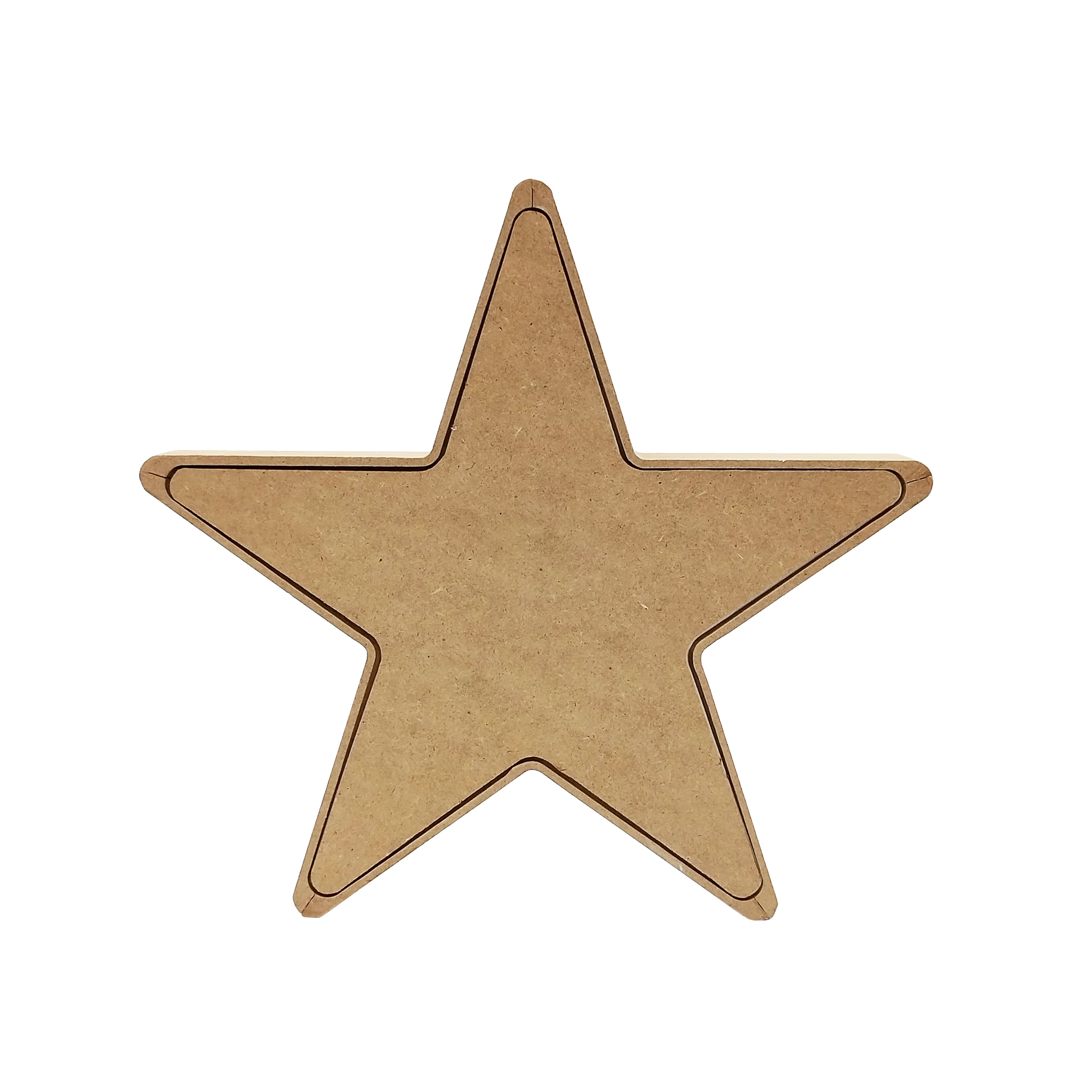 12" Red Stripe Star Tabletop Décor by Celebrate It™