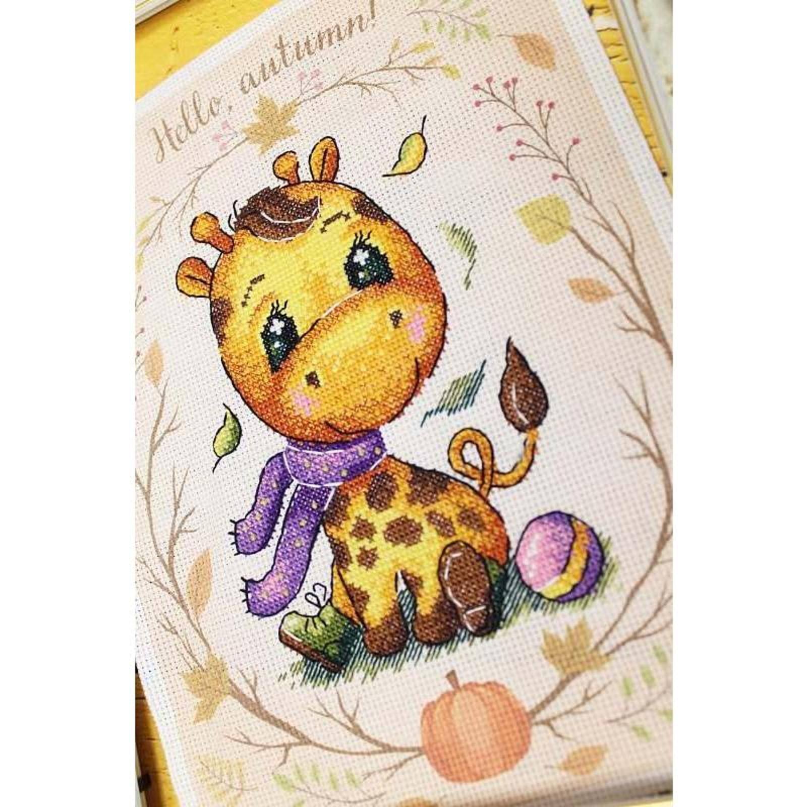 MP Studia Giraffe Cross Stitch Kit