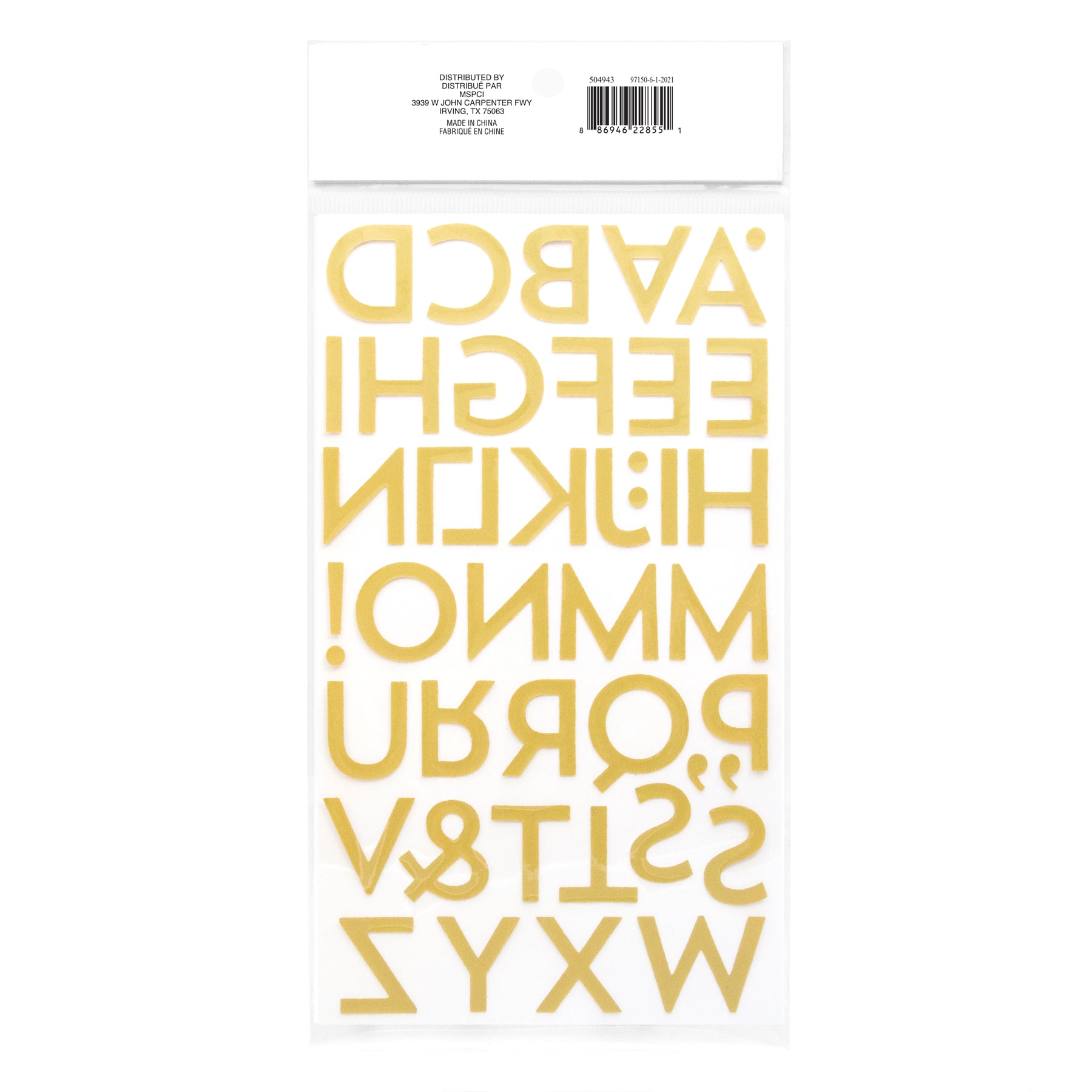 Glitter Alphabet Stickers by Recollections™
