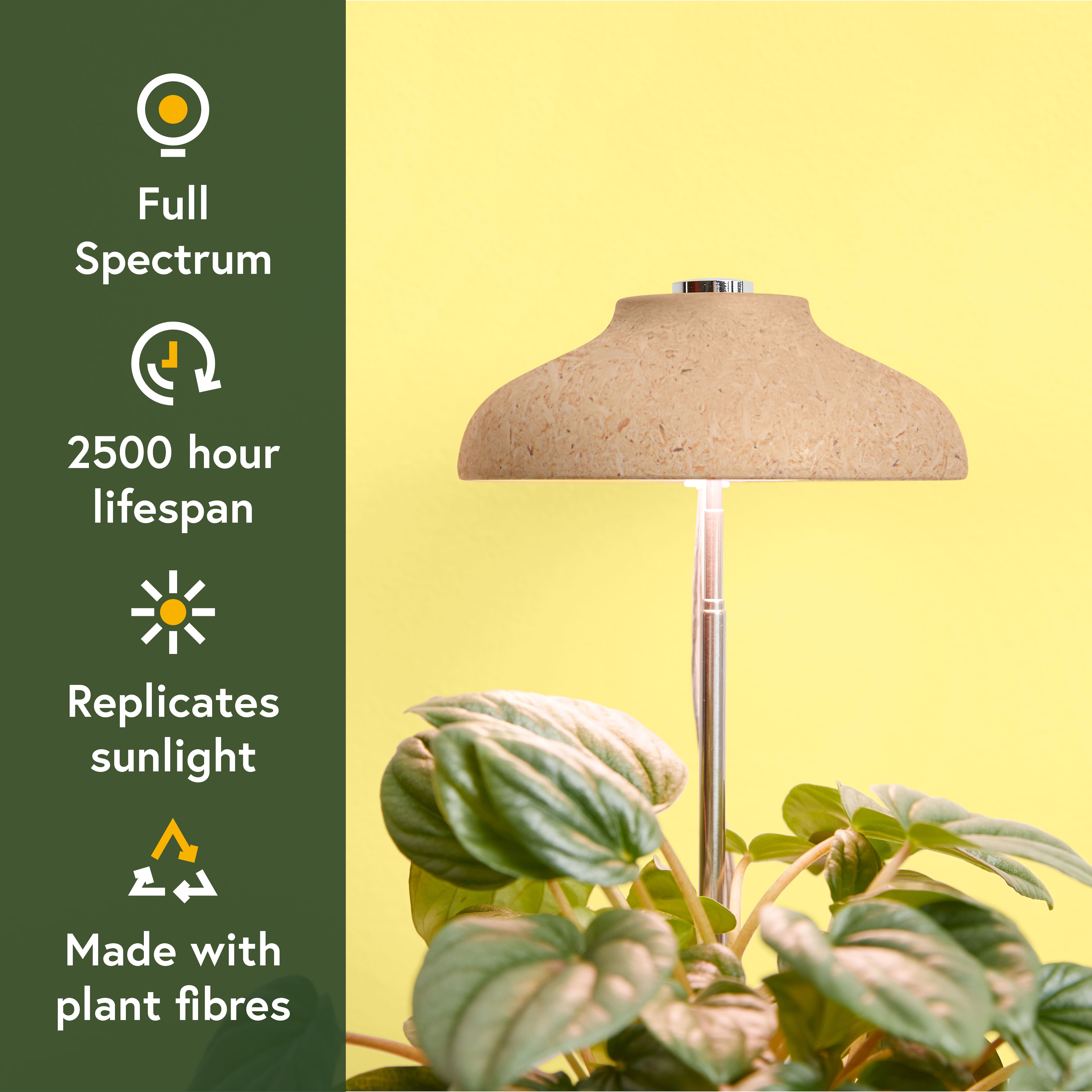 We The Wild™ Instant Sun Full Spectrum LED Grow Lamp for Houseplants