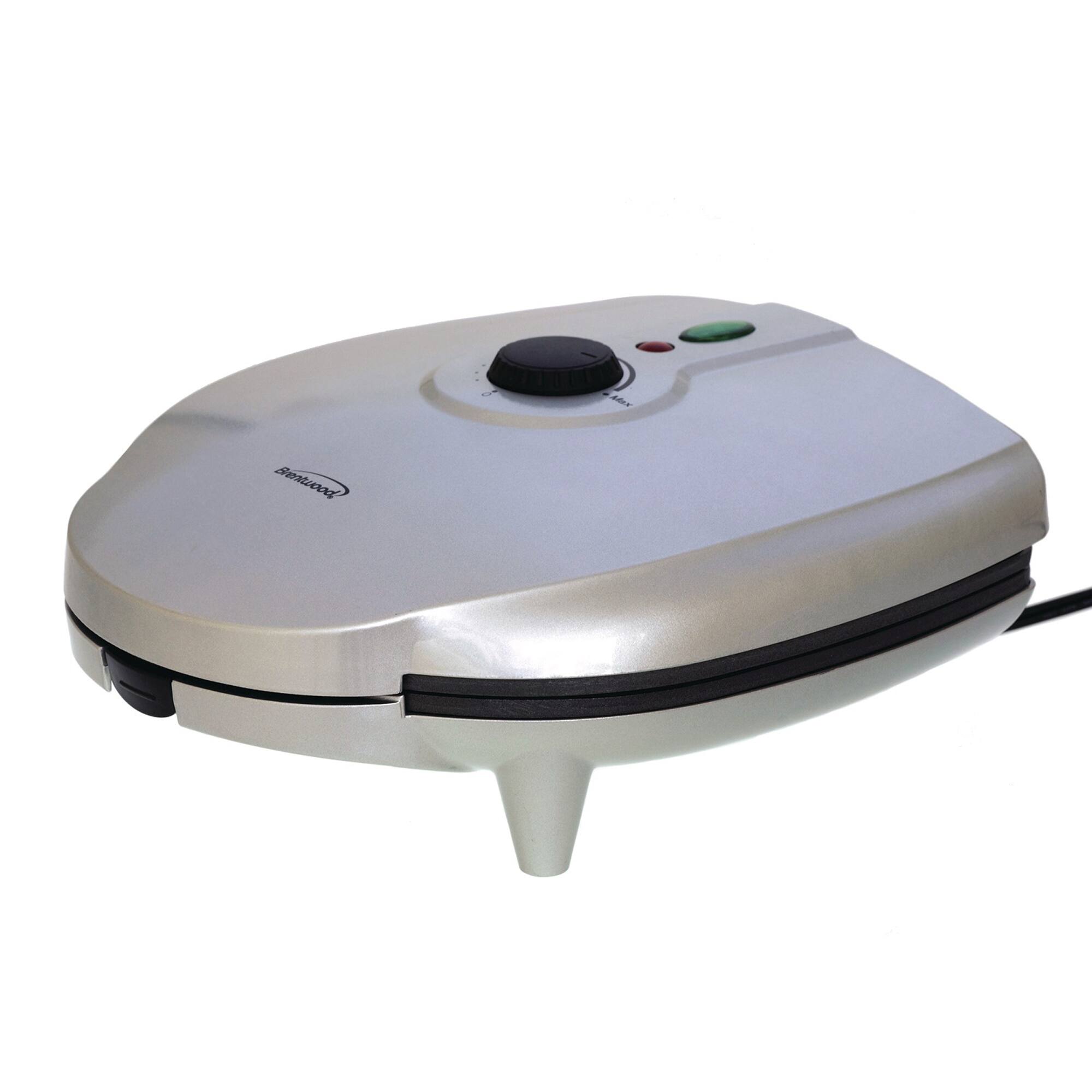 Brentwood Silver 6-Piece Nonstick Arepa Maker