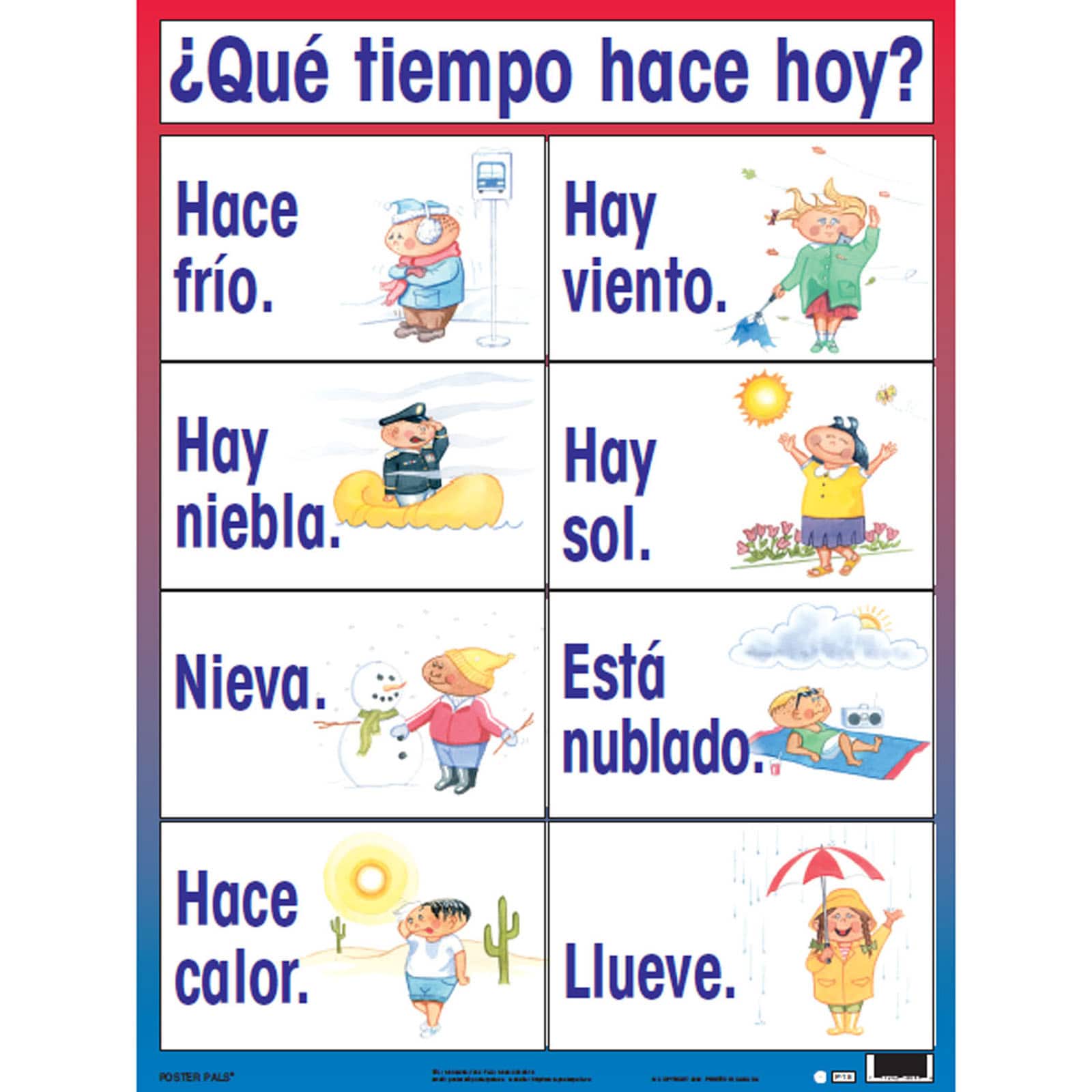 Poster Pals® Spanish Essential Classroom Posters, 7ct.
