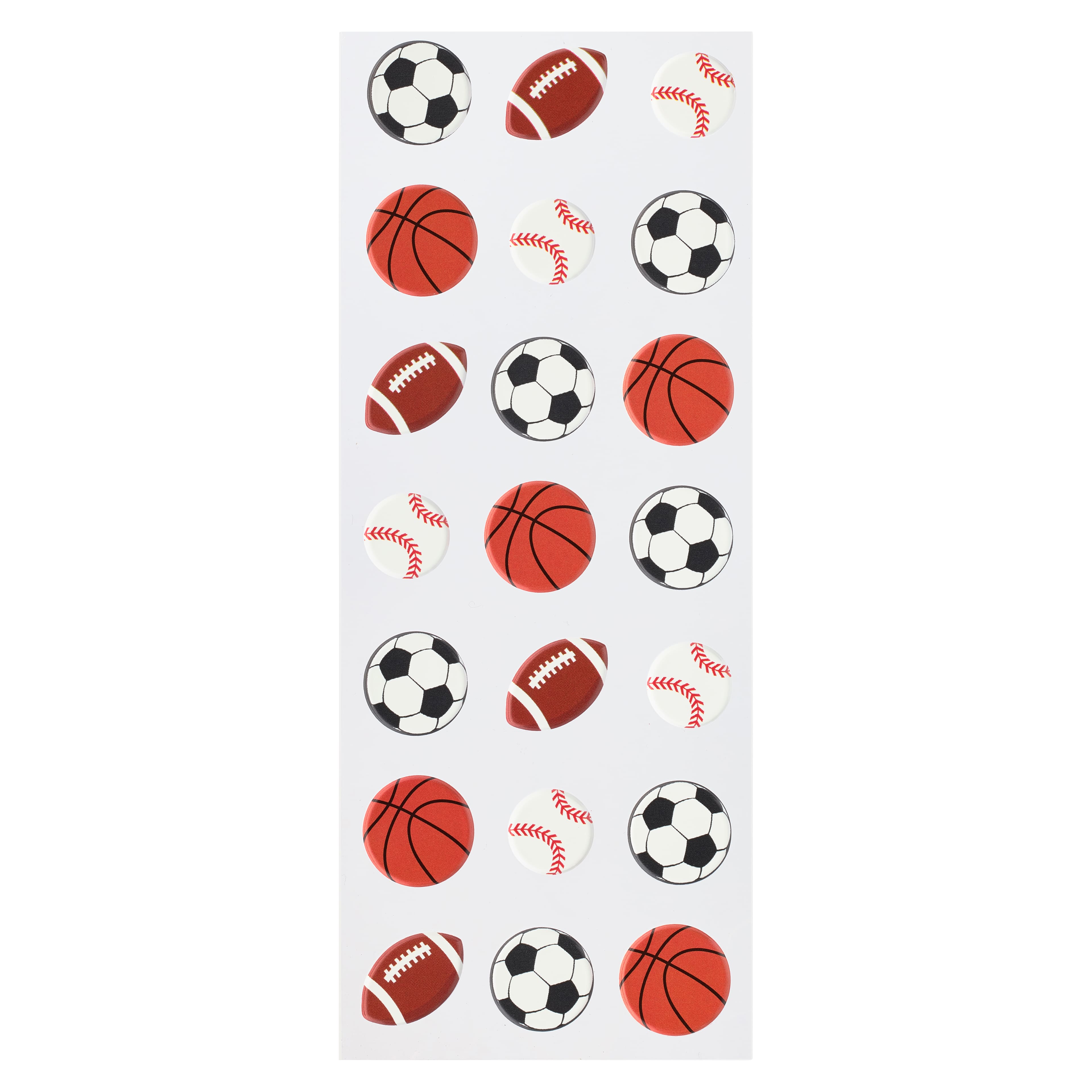 Sports Ball Puffy Stickers by Recollections™ Signature™