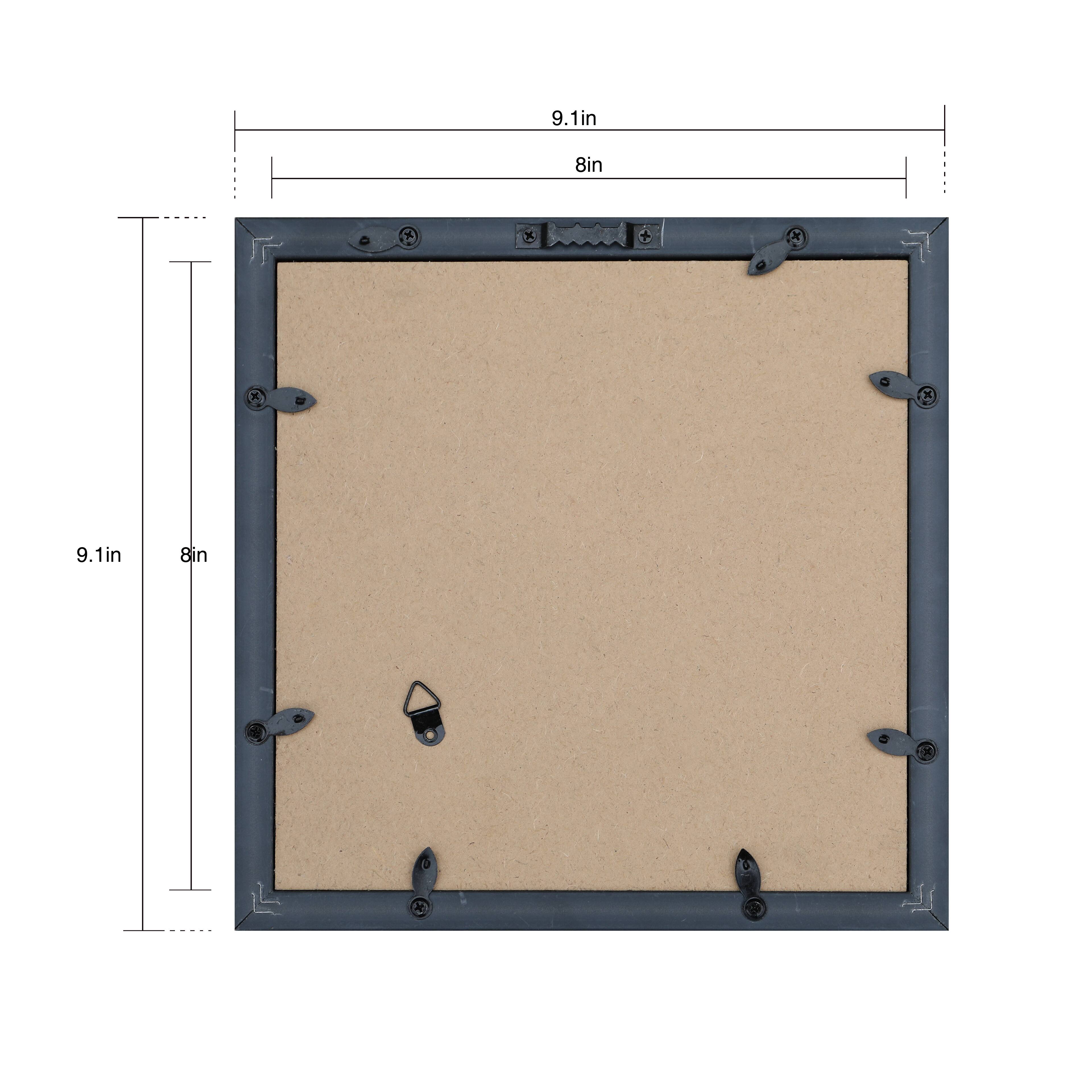 12 Pack: 8" x 8" Flat Black Shadow Box by Studio Décor®