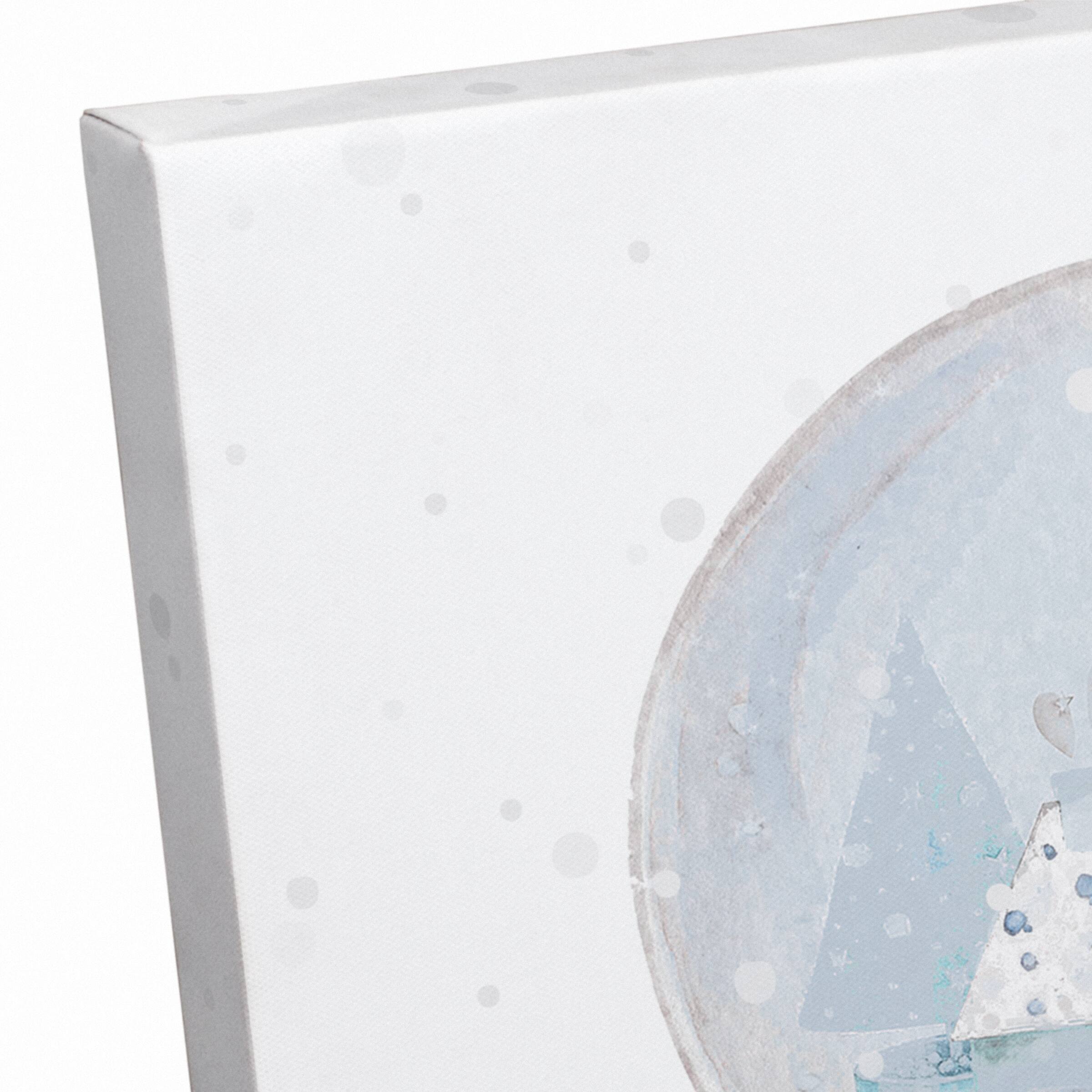 Winter Globe 12x18 Canvas Wall Art