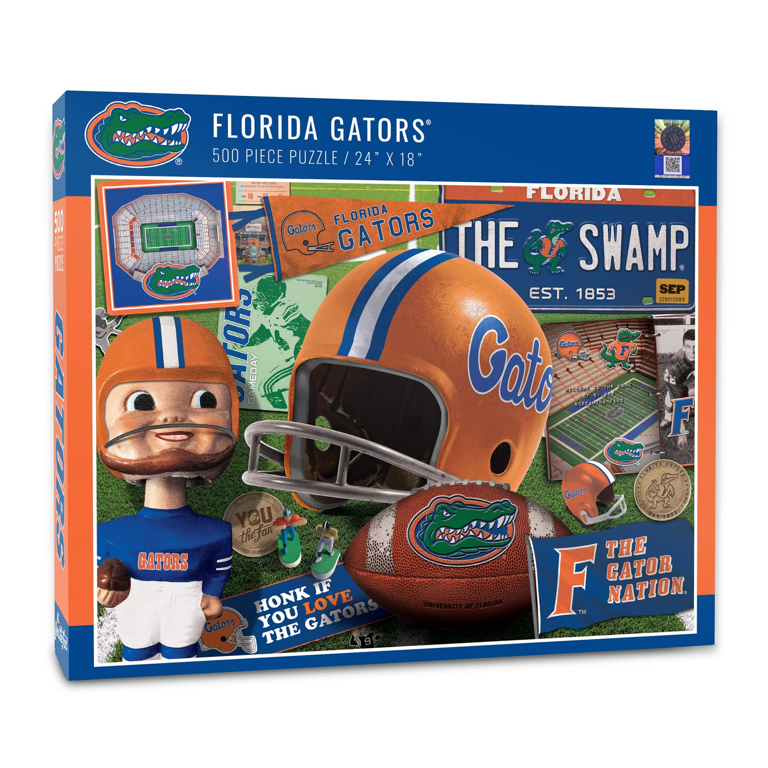 College Team Retro Series 500 Piece Puzzle By Youthefan in Florida Gators | 18" x 24" | Michaels®