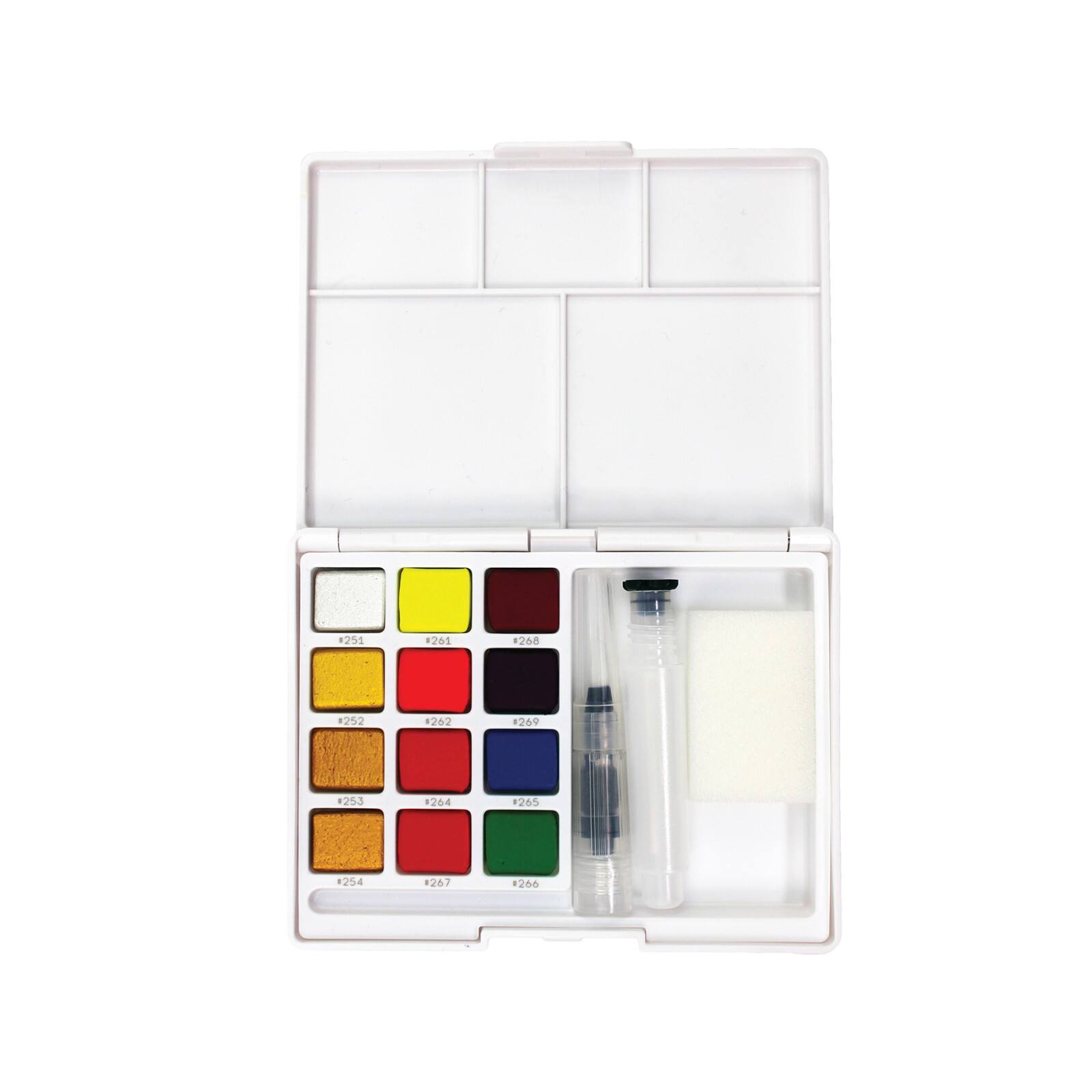 Koi Creative Art Colors (CAC) Watercolor Set, 12-Colors