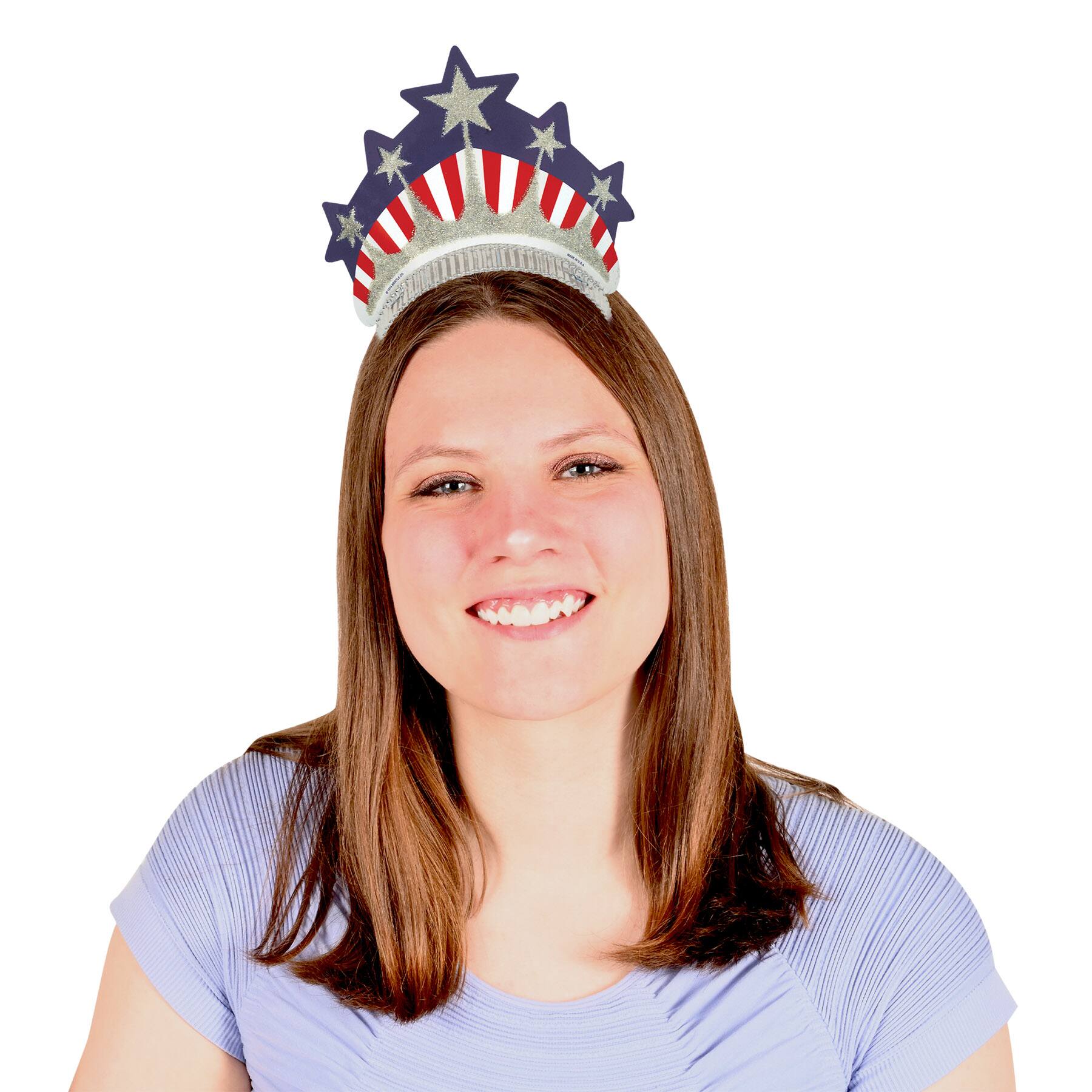Beistle Miss Liberty Tiaras, 6ct.