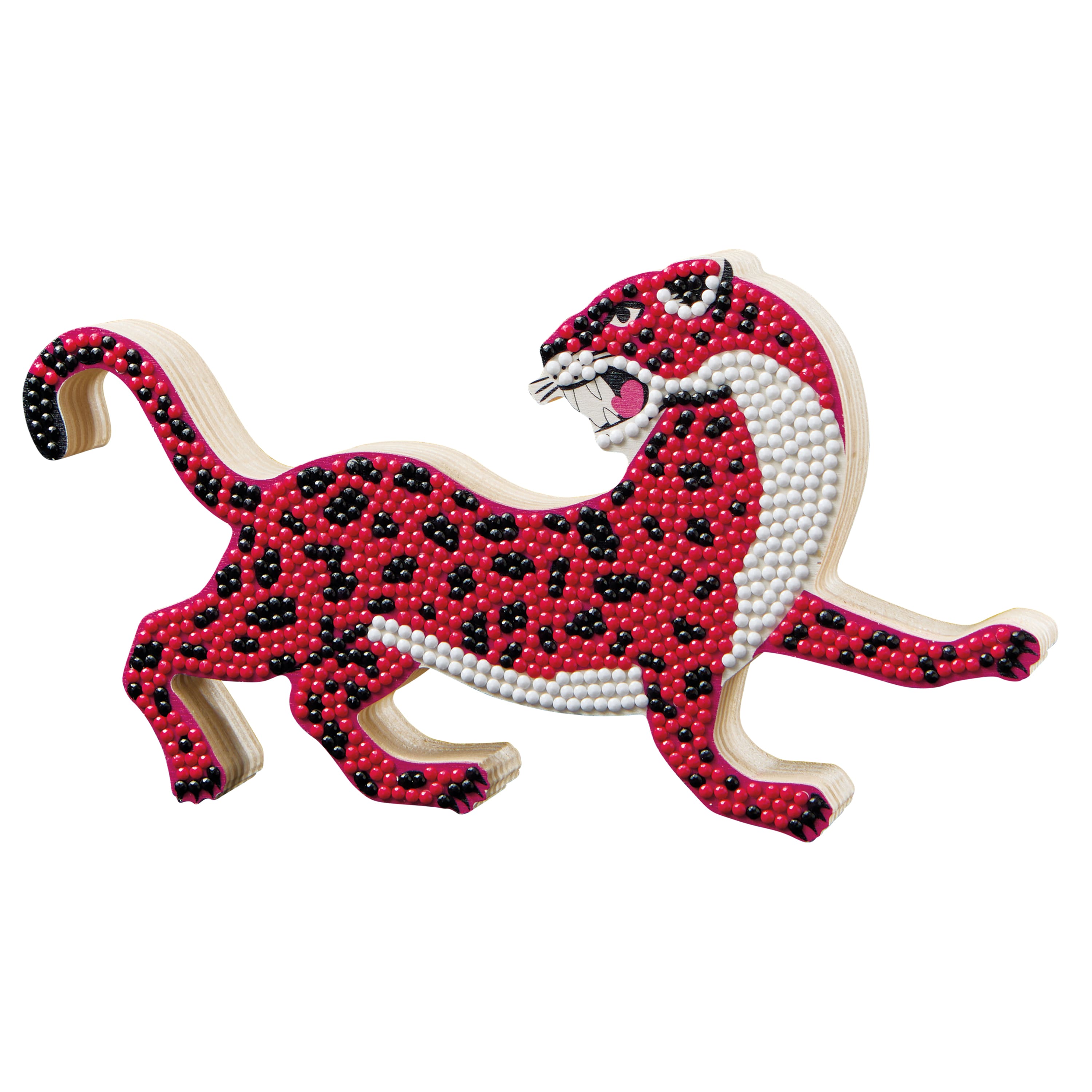 7.75" Pink Jaguar Diamond Art Kit by Make Market®